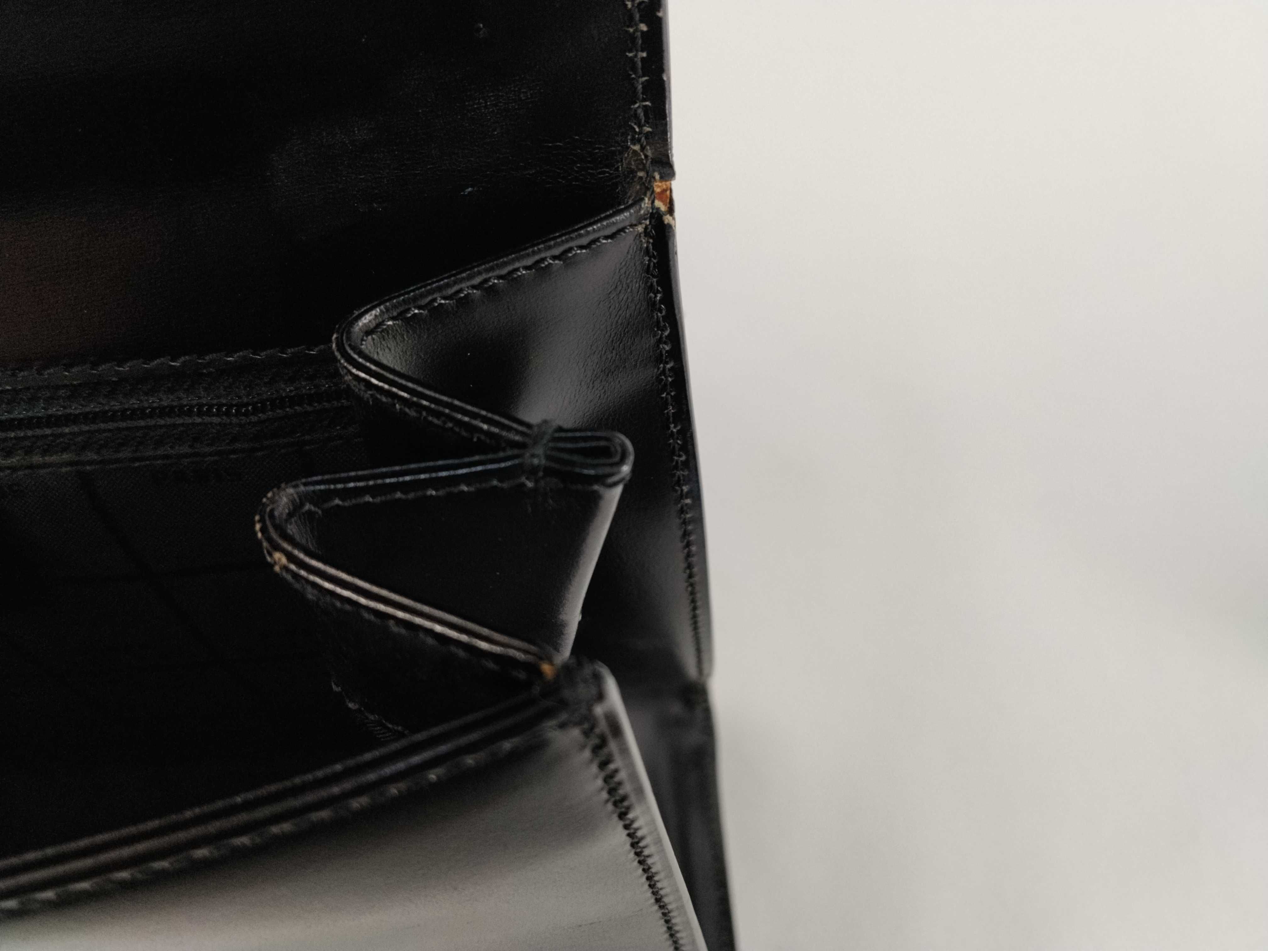 Leather Turnlock Shoulder Bag — view 14