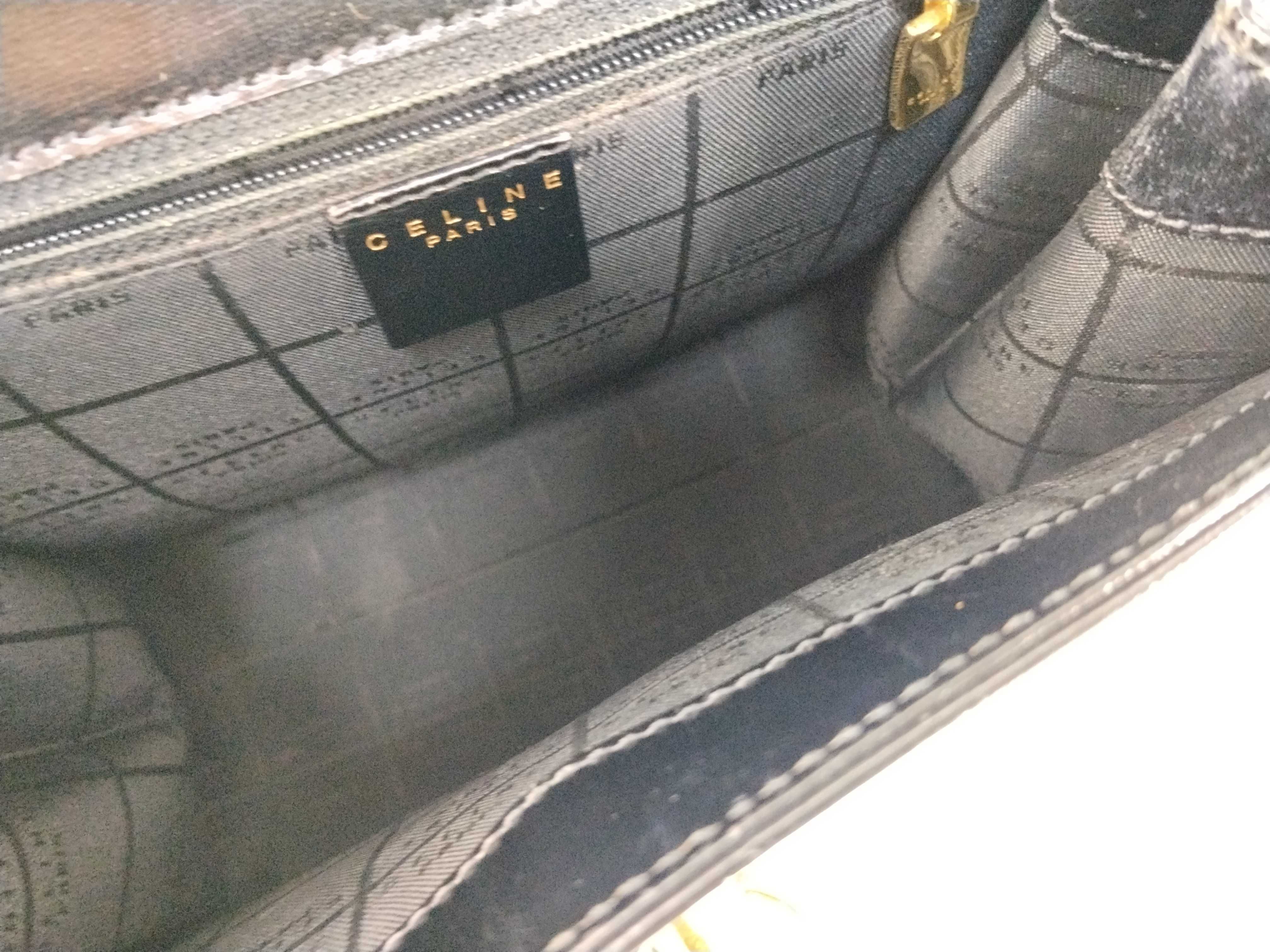 Leather Turnlock Shoulder Bag — view 10