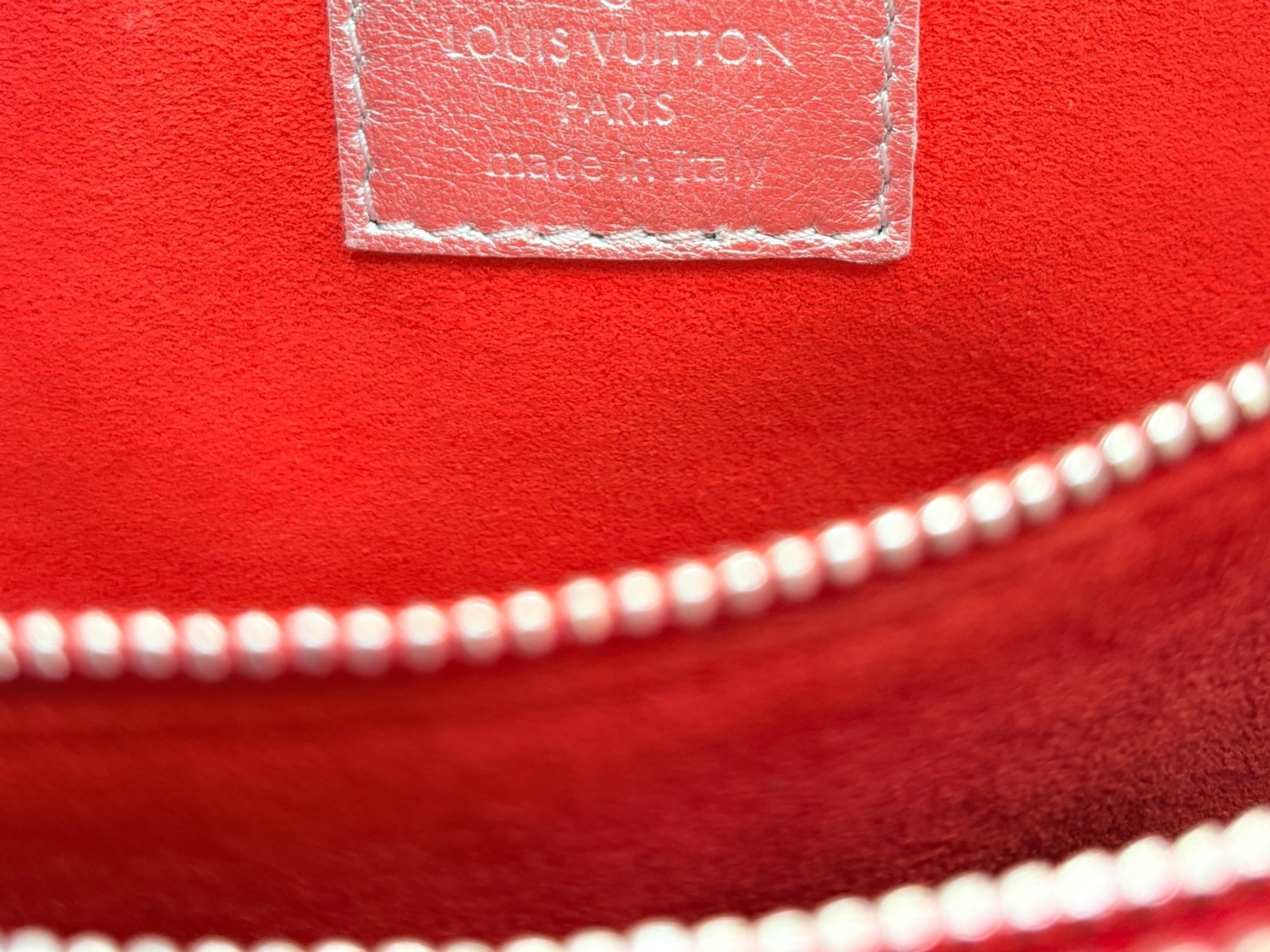 Monogram Embossed Coussin PM M57913 PL0281 Silver Shoulder Bag (RFID detected) — view 13