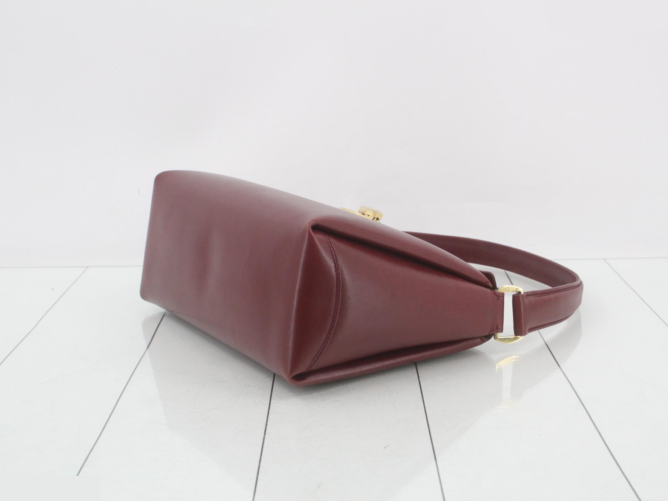 Vintage Gucci 406-000-1080 Handbag, Leather — view 6