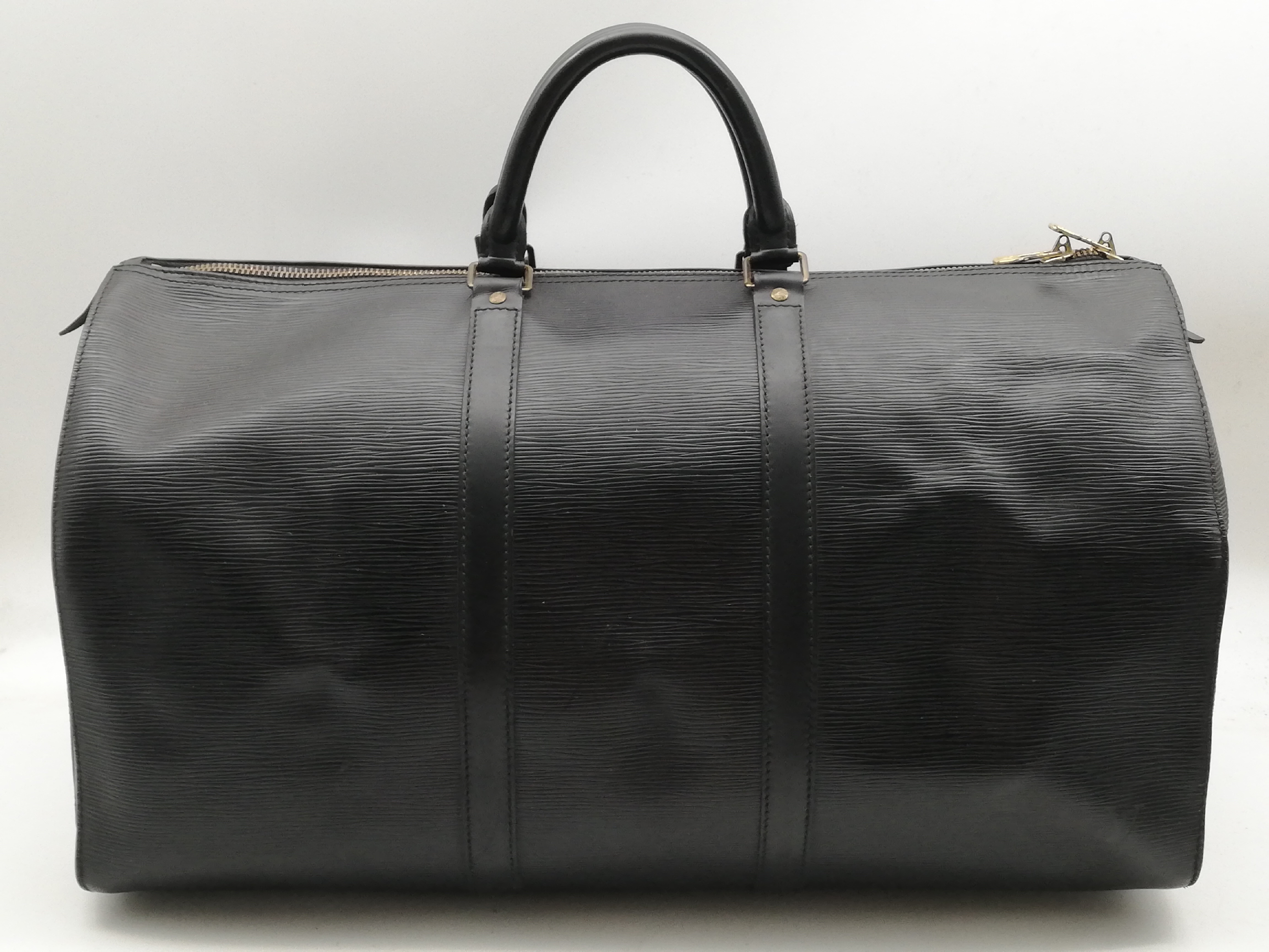 Epi Keepall 50 M42962 Noir Boston Bag — view 2