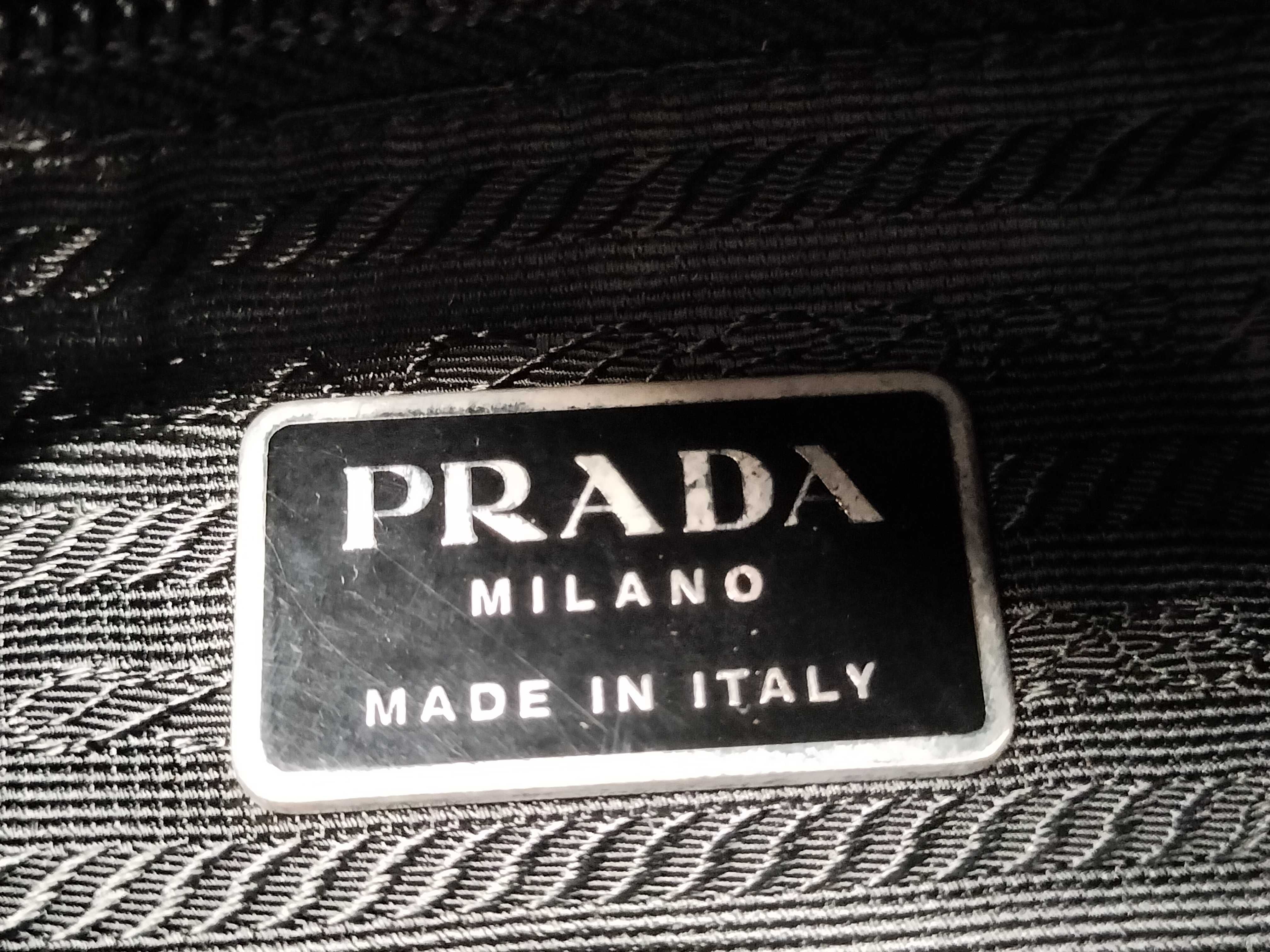 Nylon Prada Triangle Logo Tote Bag Nylon Black Tote Bag — view 13