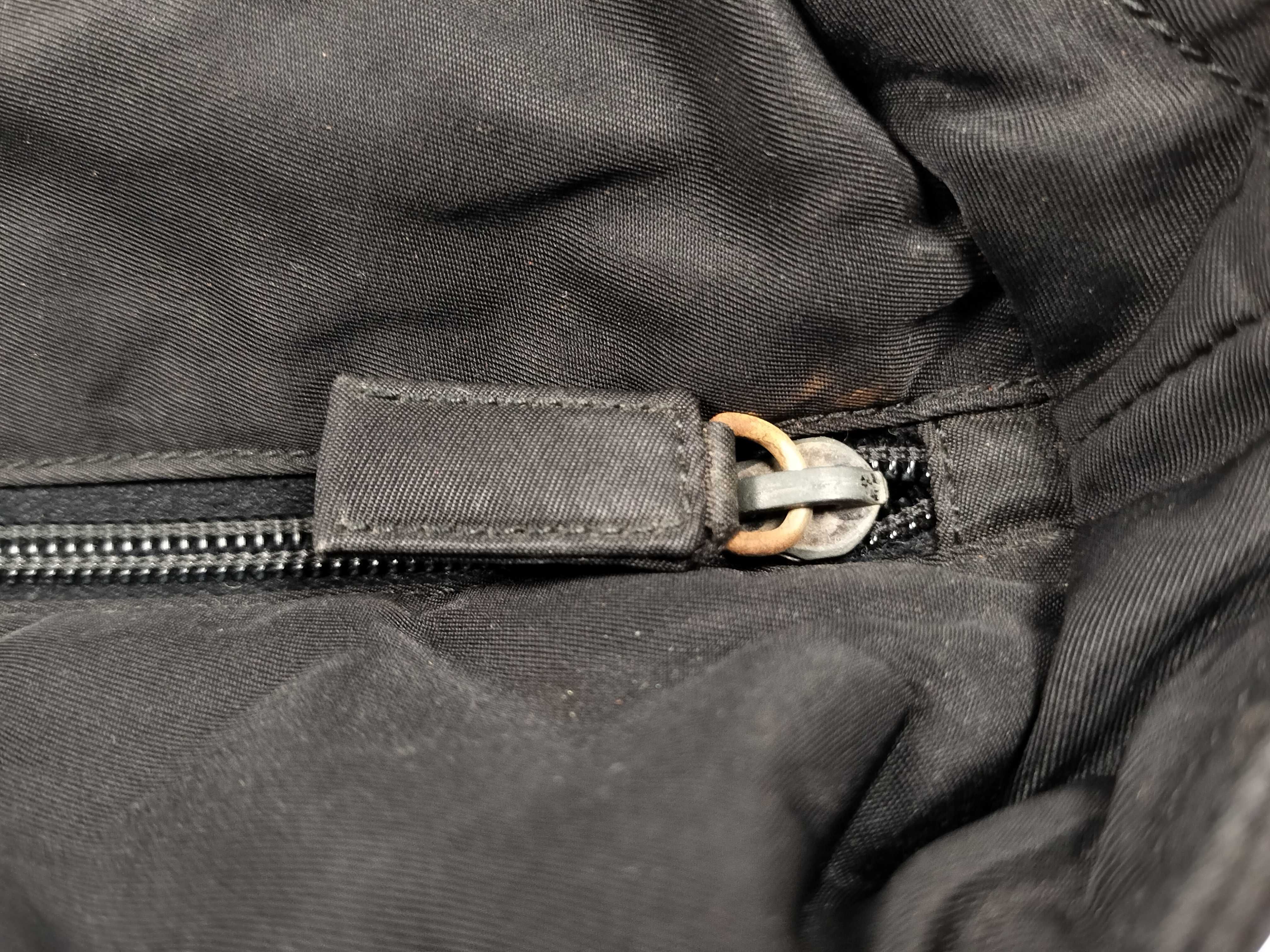 Nylon Prada Triangle Logo Tote Bag Nylon Black Tote Bag — view 9