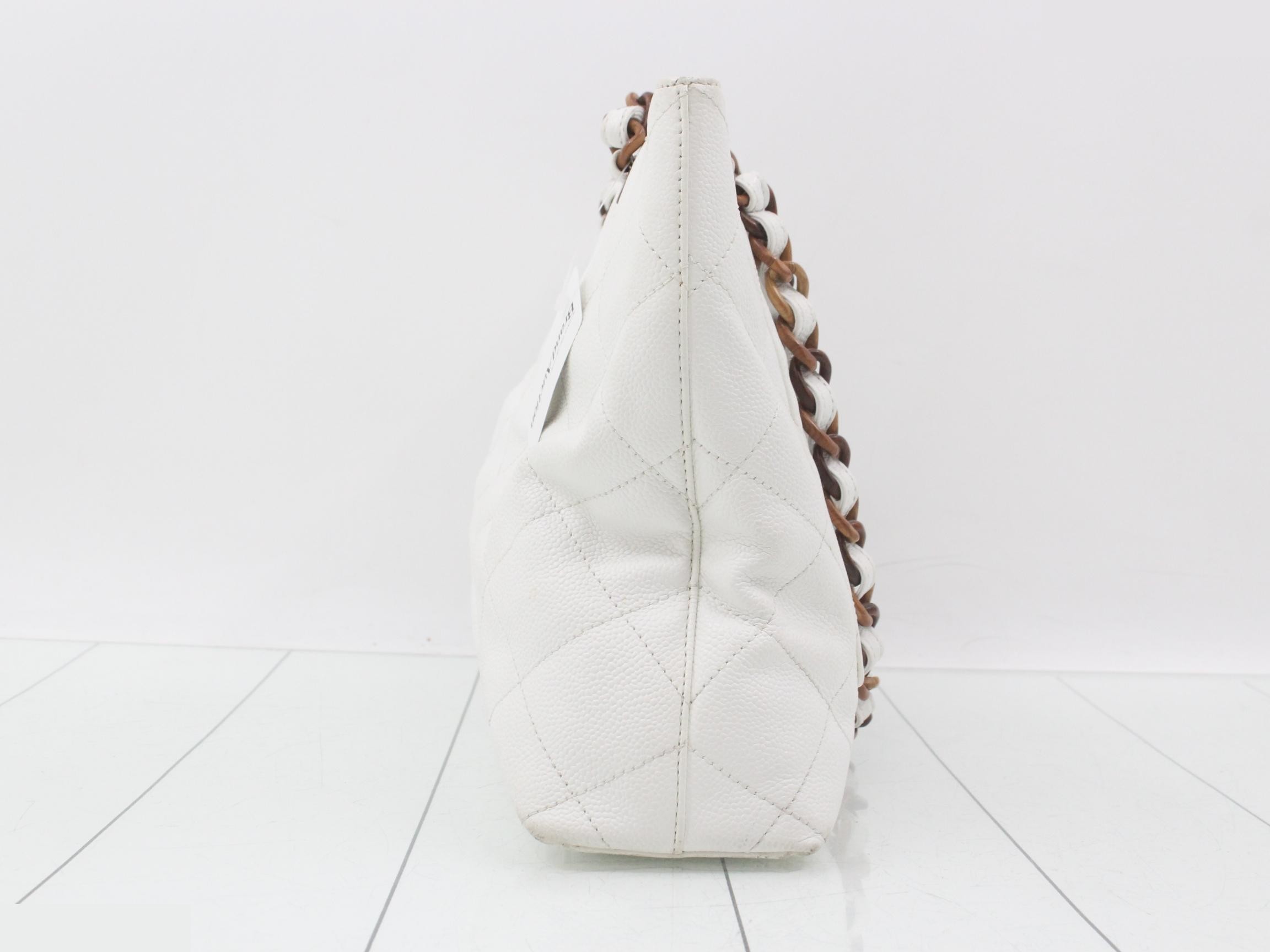 Caviar Skin Chain Shoulder Bag — view 3