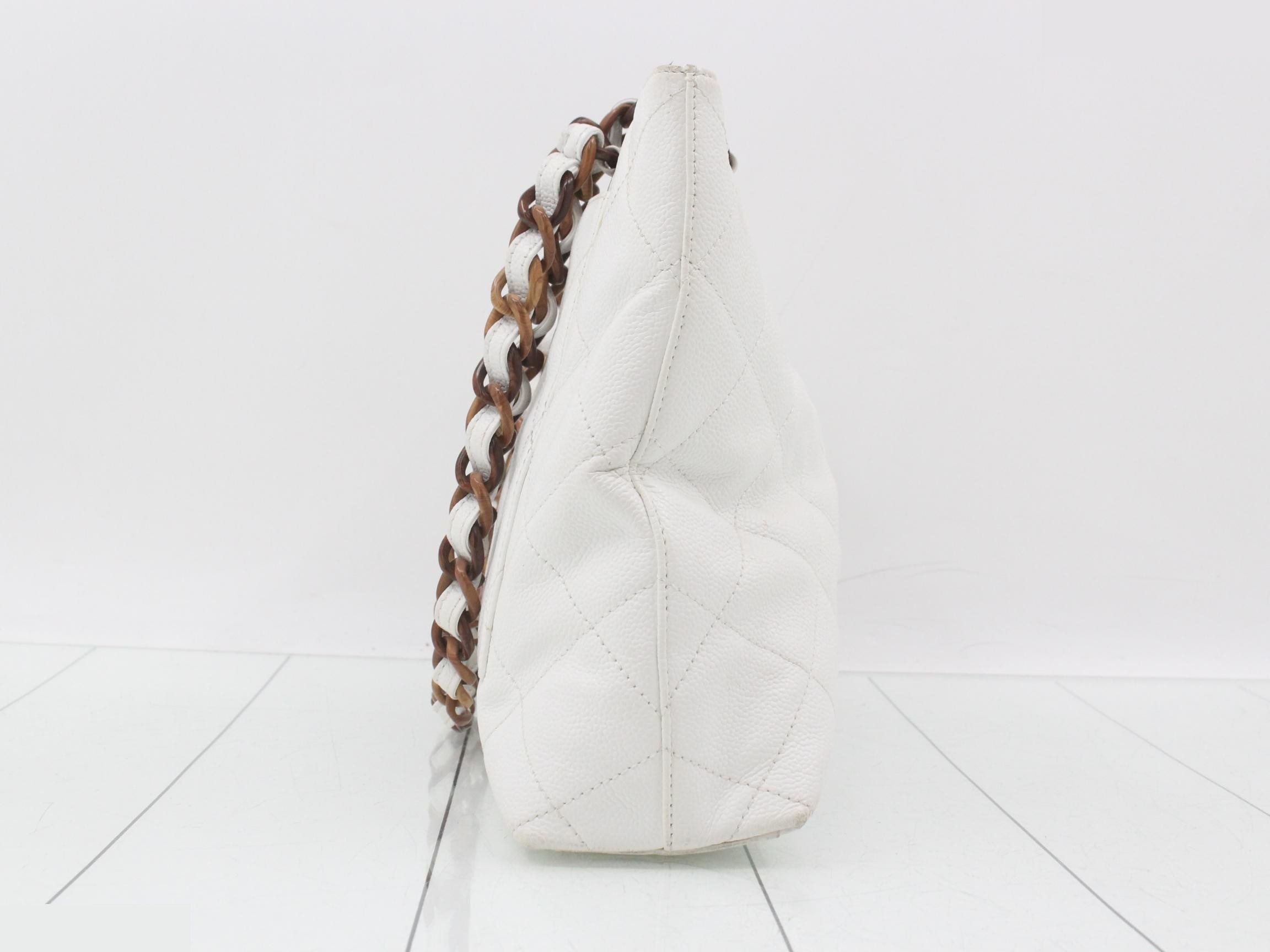 Caviar Skin Chain Shoulder Bag — view 4