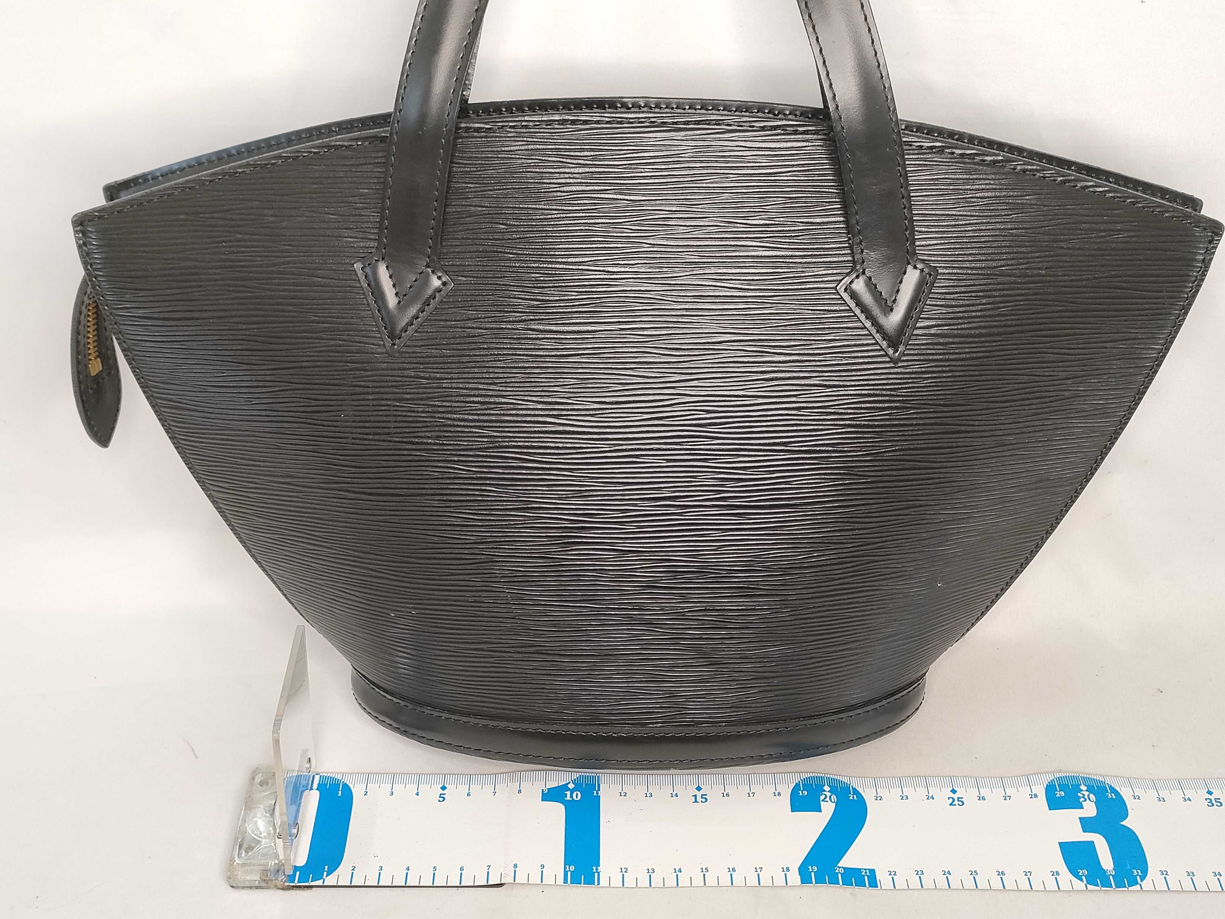 Epi Saint Jacques M52272 Black Tote Bag — view 2