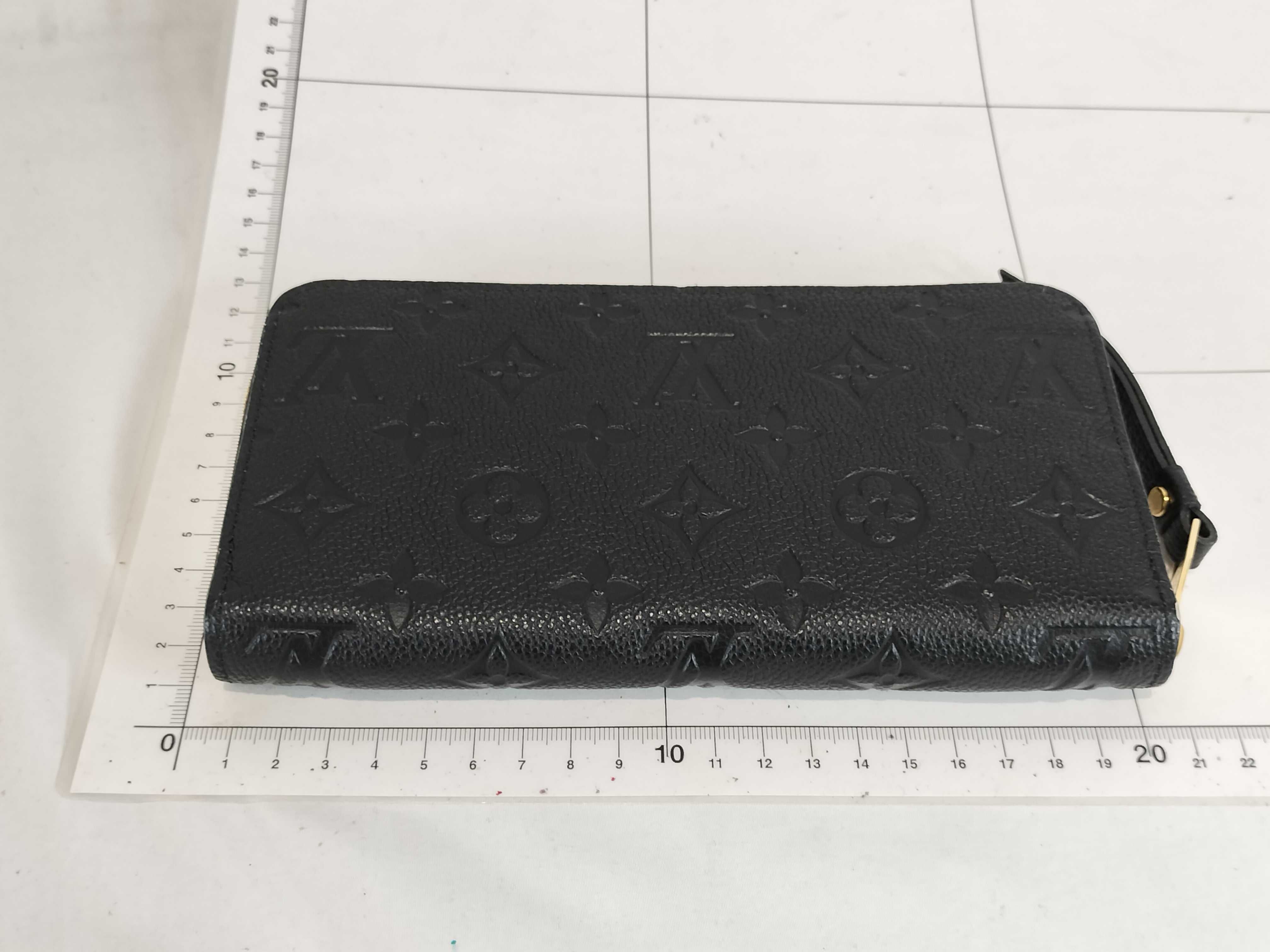 Monogram Louis Vuitton Empreinte Zippy Wallet Noir Wallet — view 2