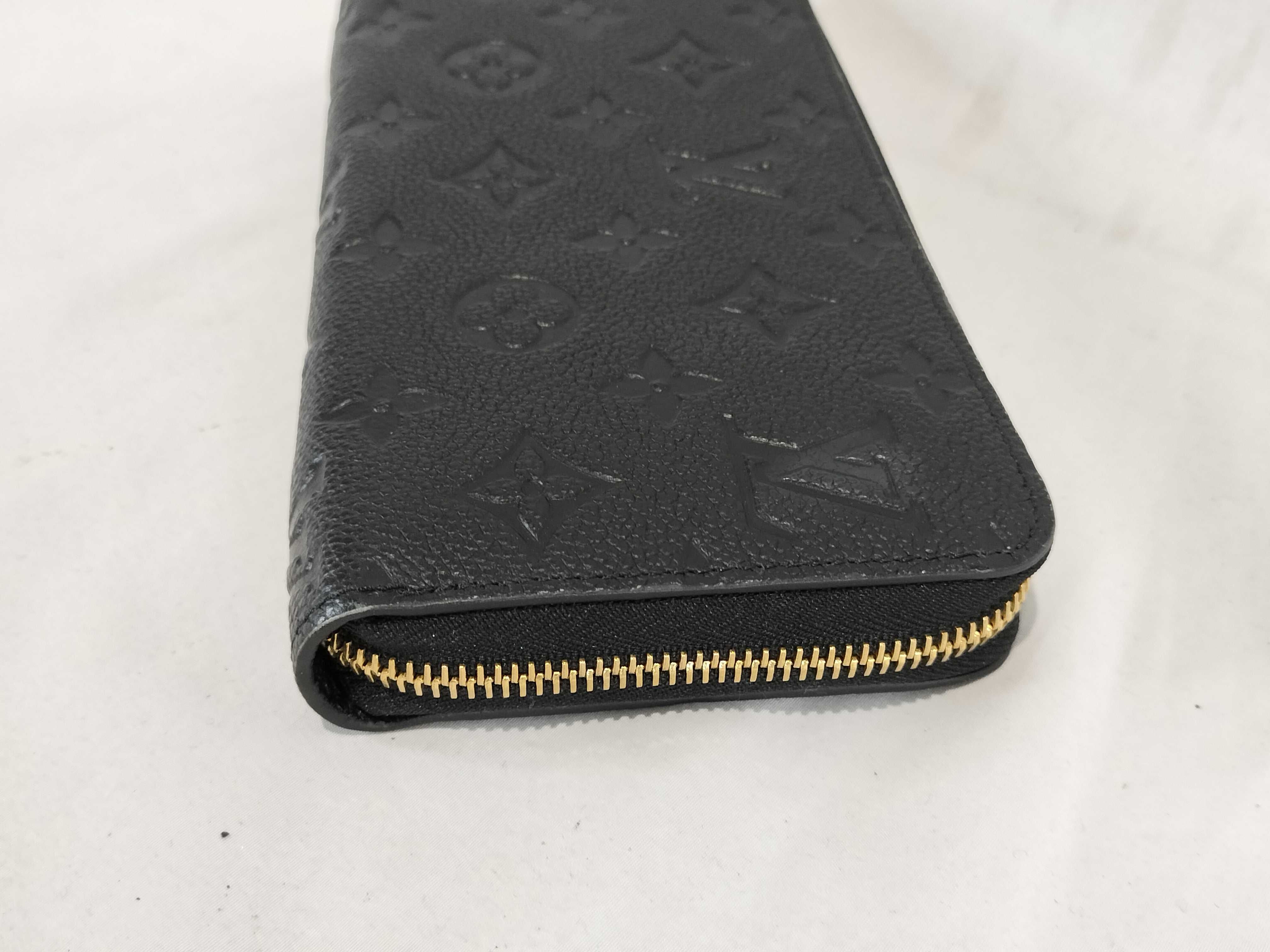 Monogram Louis Vuitton Empreinte Zippy Wallet Noir Wallet — view 4