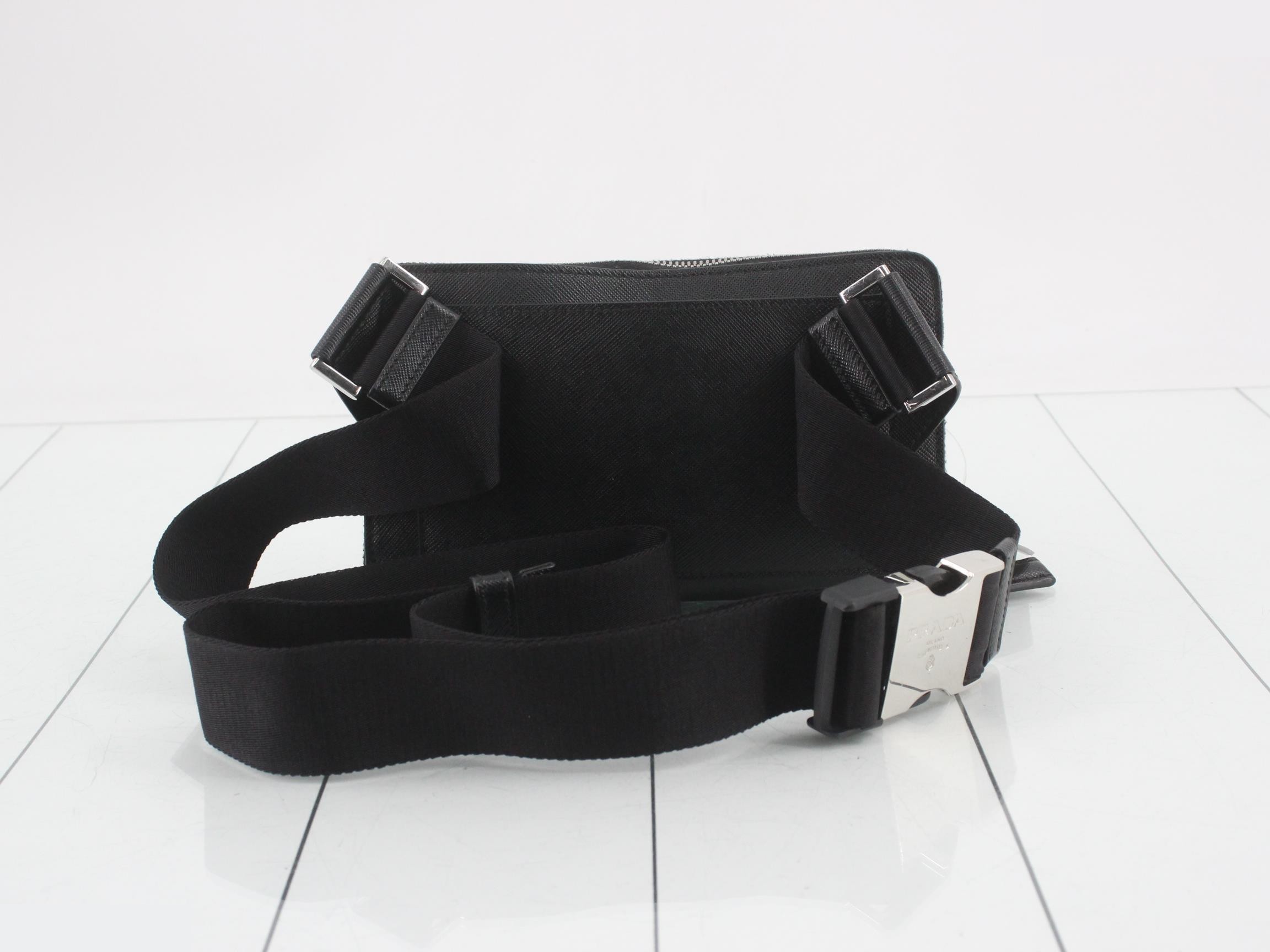 Saffiano leather waist bag — view 2