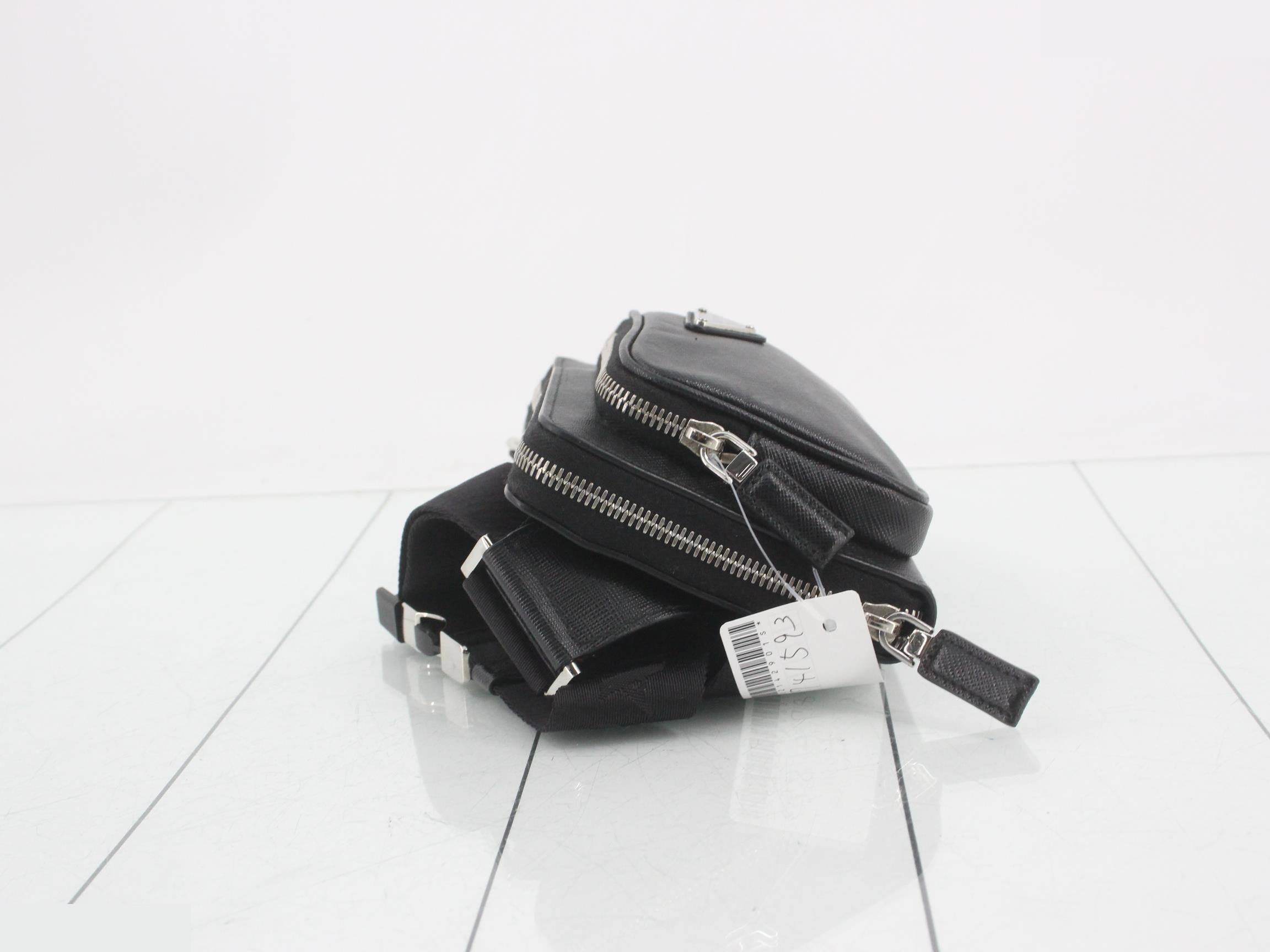 Saffiano leather waist bag — view 4