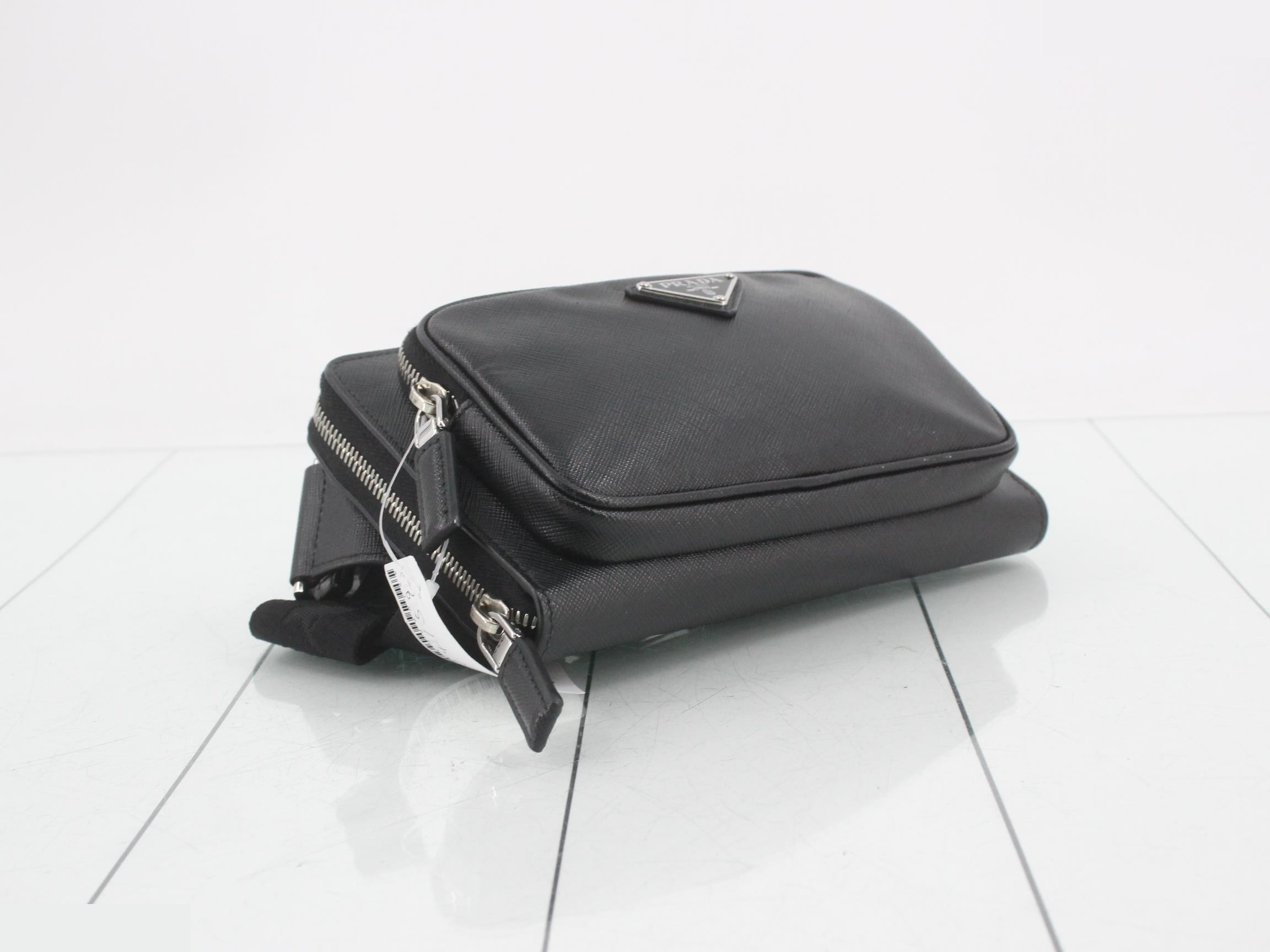 Saffiano leather waist bag — view 5