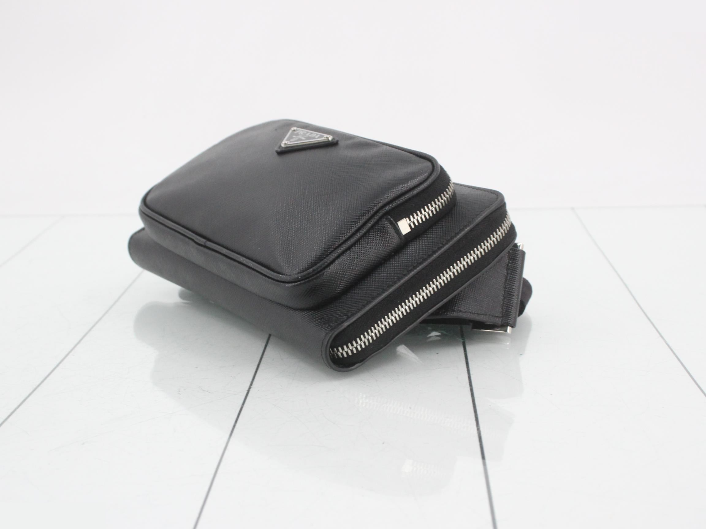 Saffiano leather waist bag — view 6