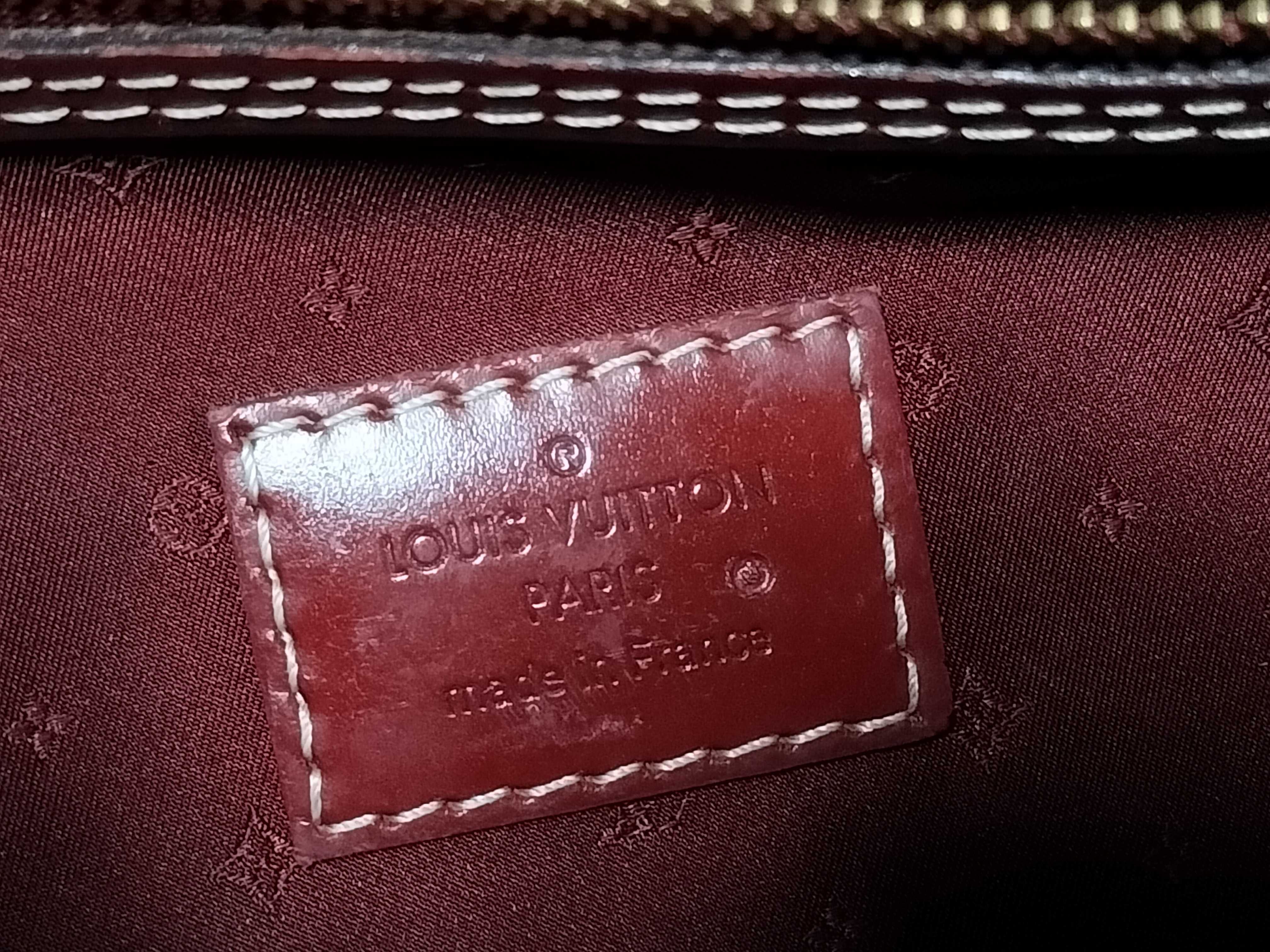 Red Suhali Leather Majesty Tote Bag — view 11