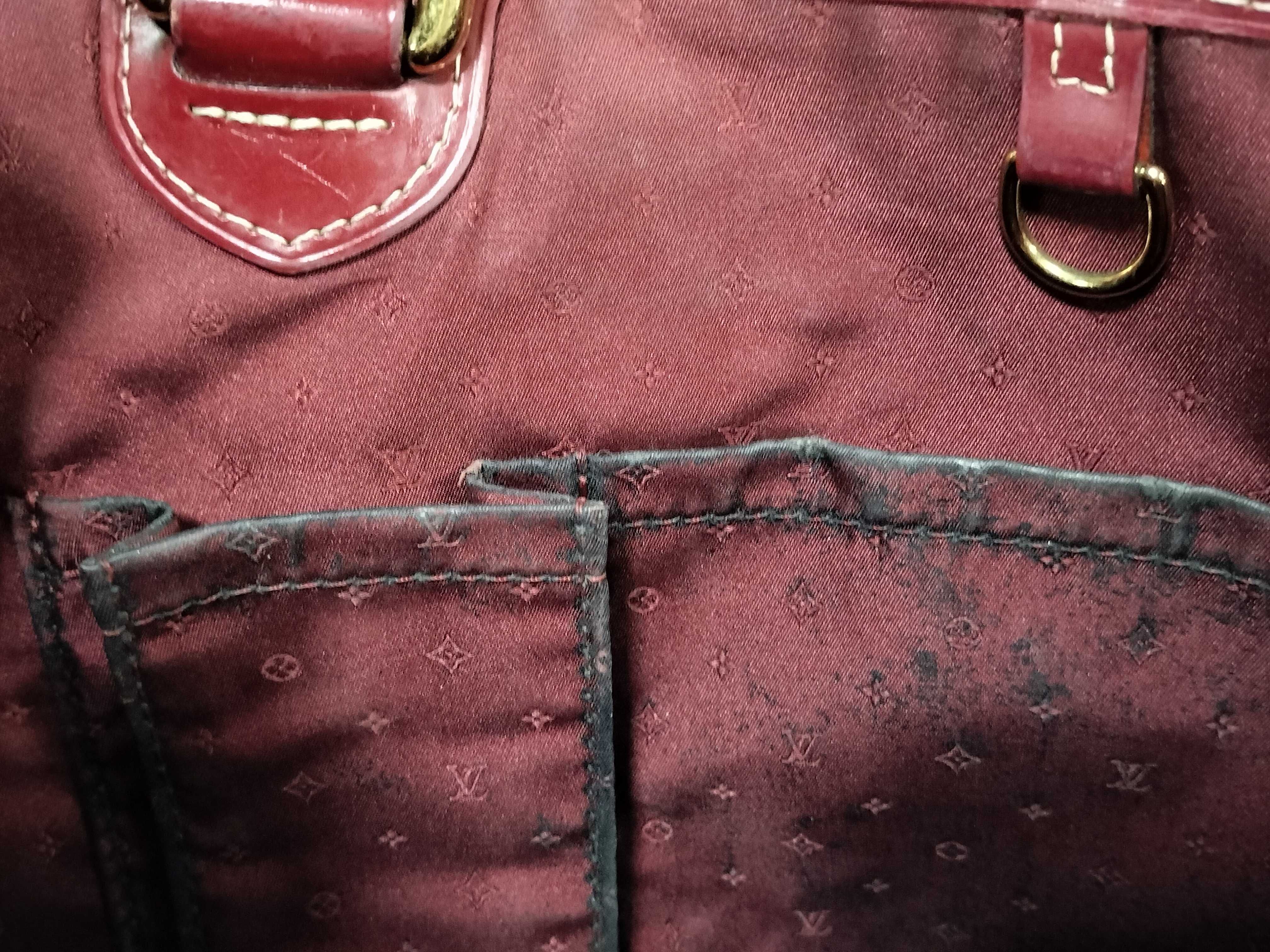 Red Suhali Leather Majesty Tote Bag — view 13