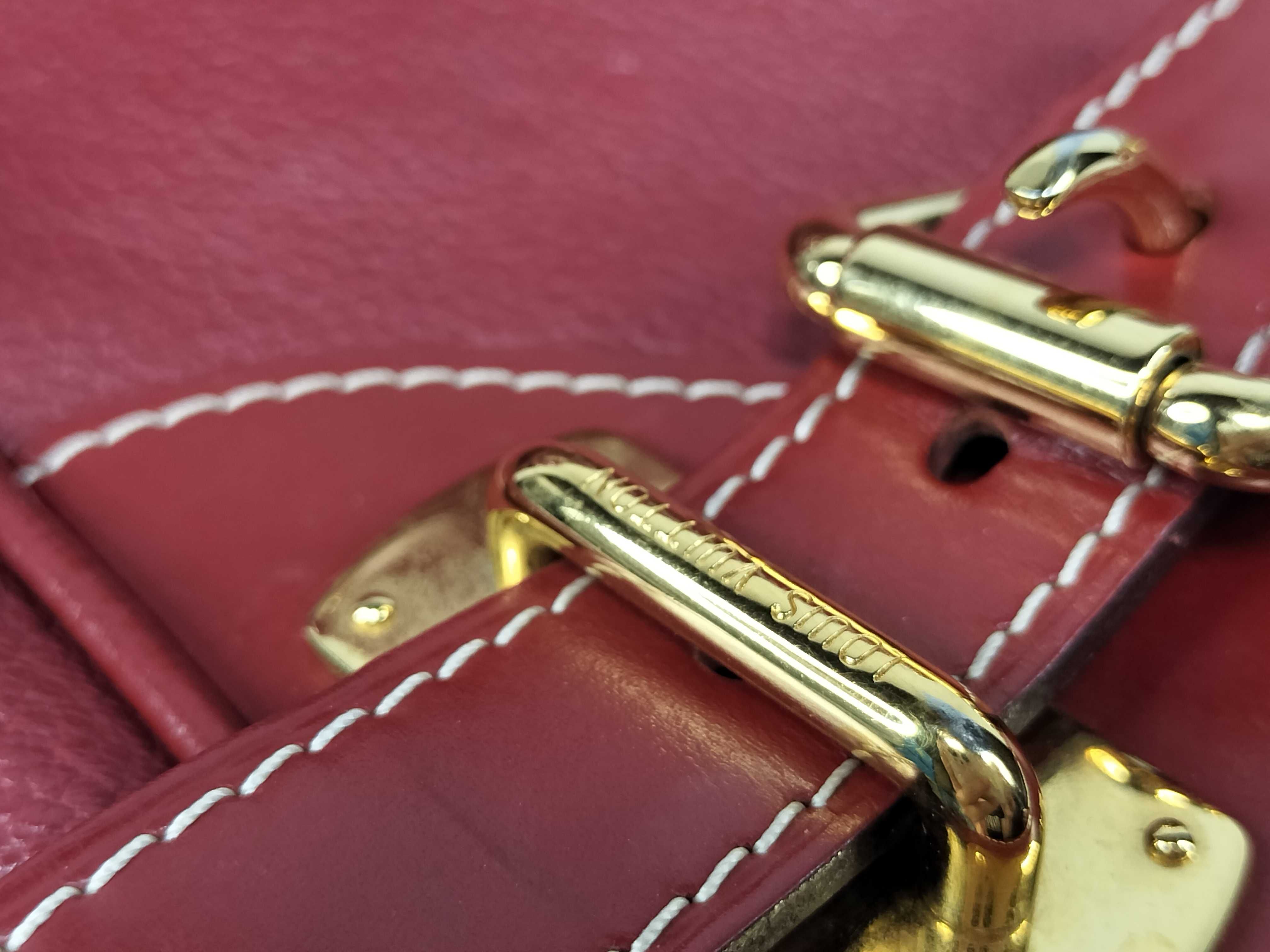 Red Suhali Leather Majesty Tote Bag — view 14