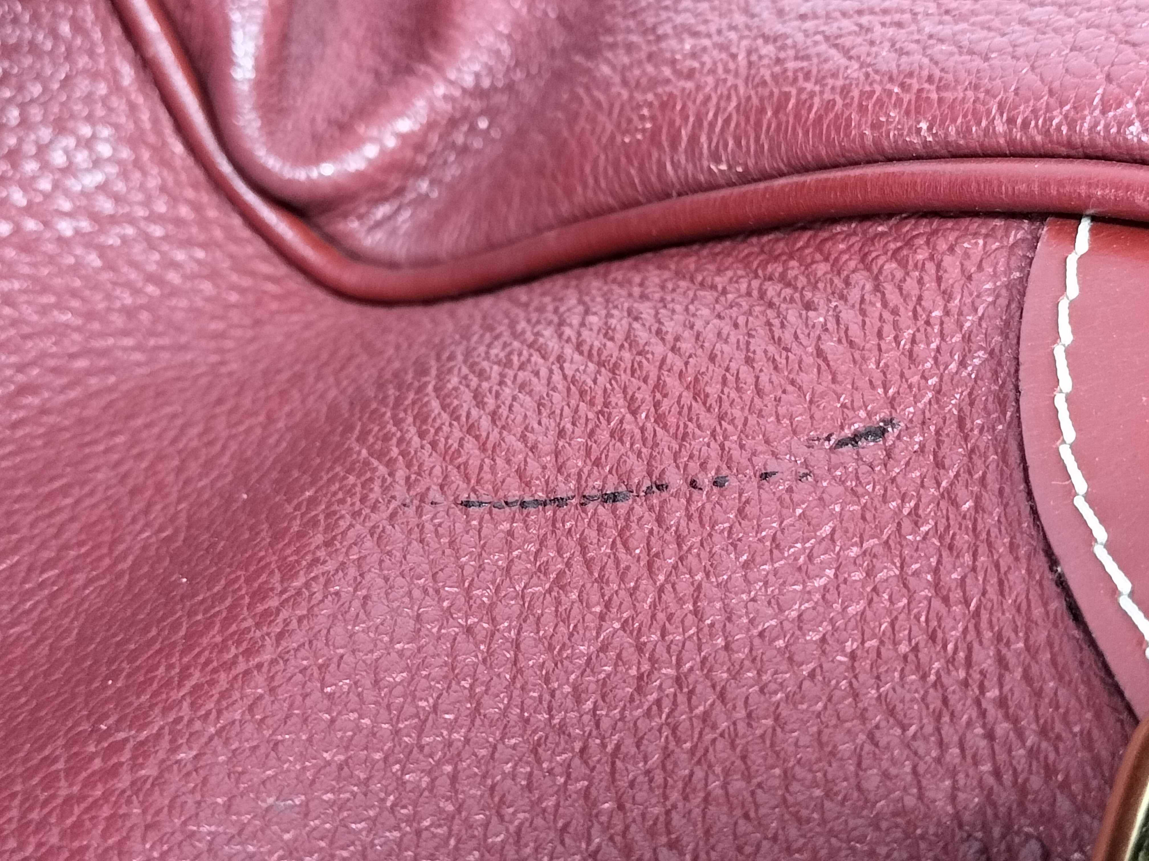 Red Suhali Leather Majesty Tote Bag — view 15
