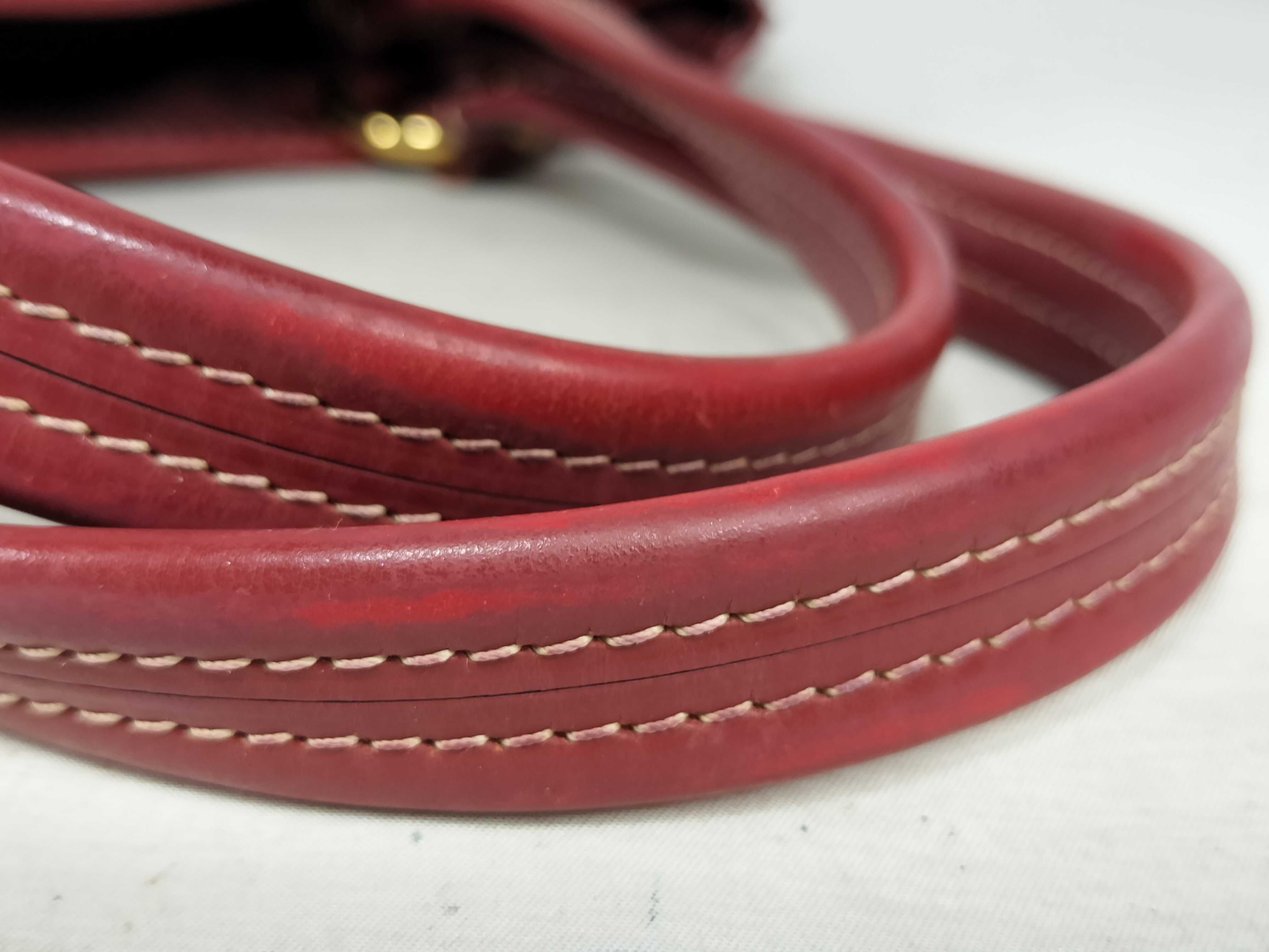 Red Suhali Leather Majesty Tote Bag — view 4