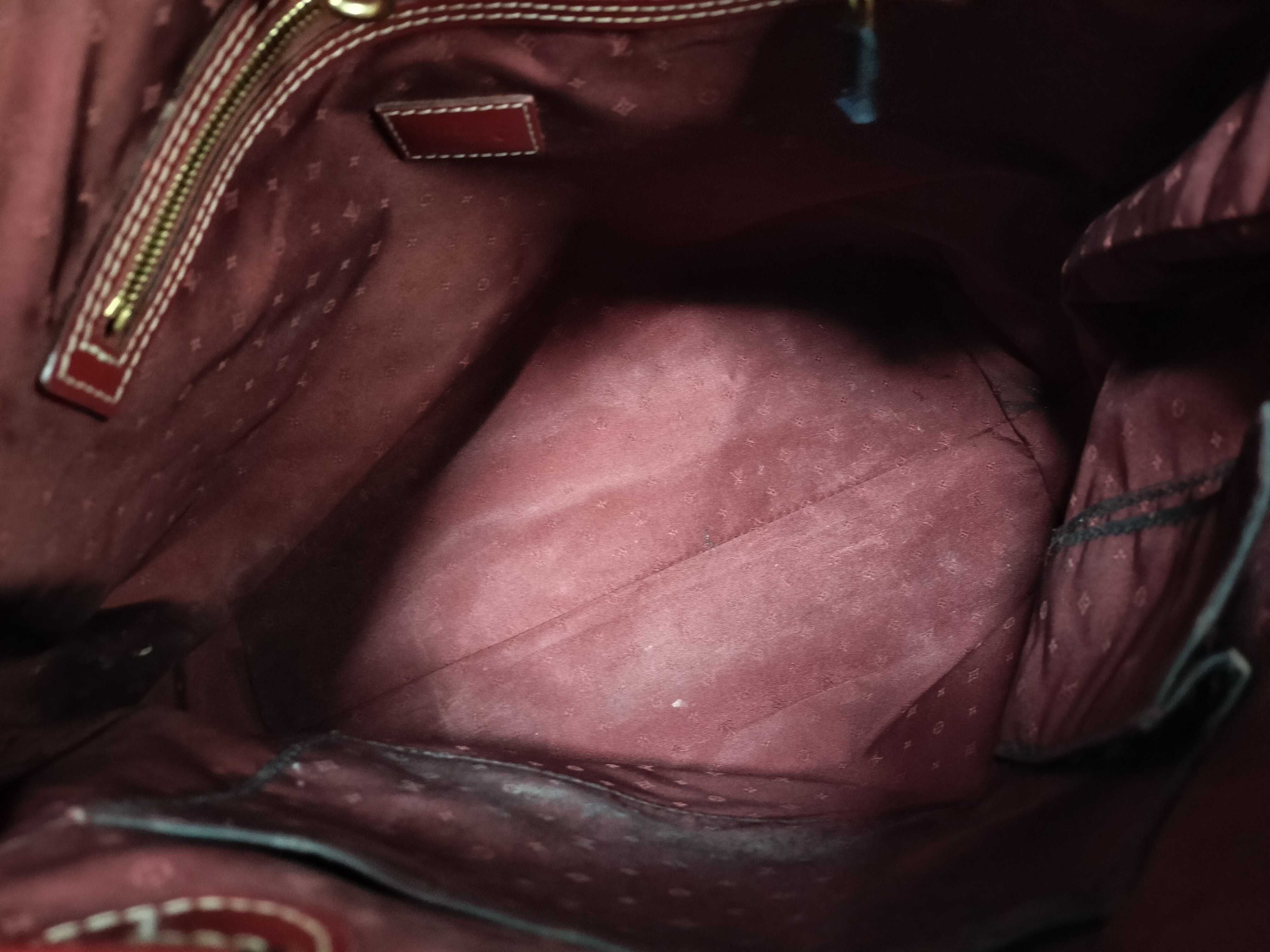 Red Suhali Leather Majesty Tote Bag — view 9