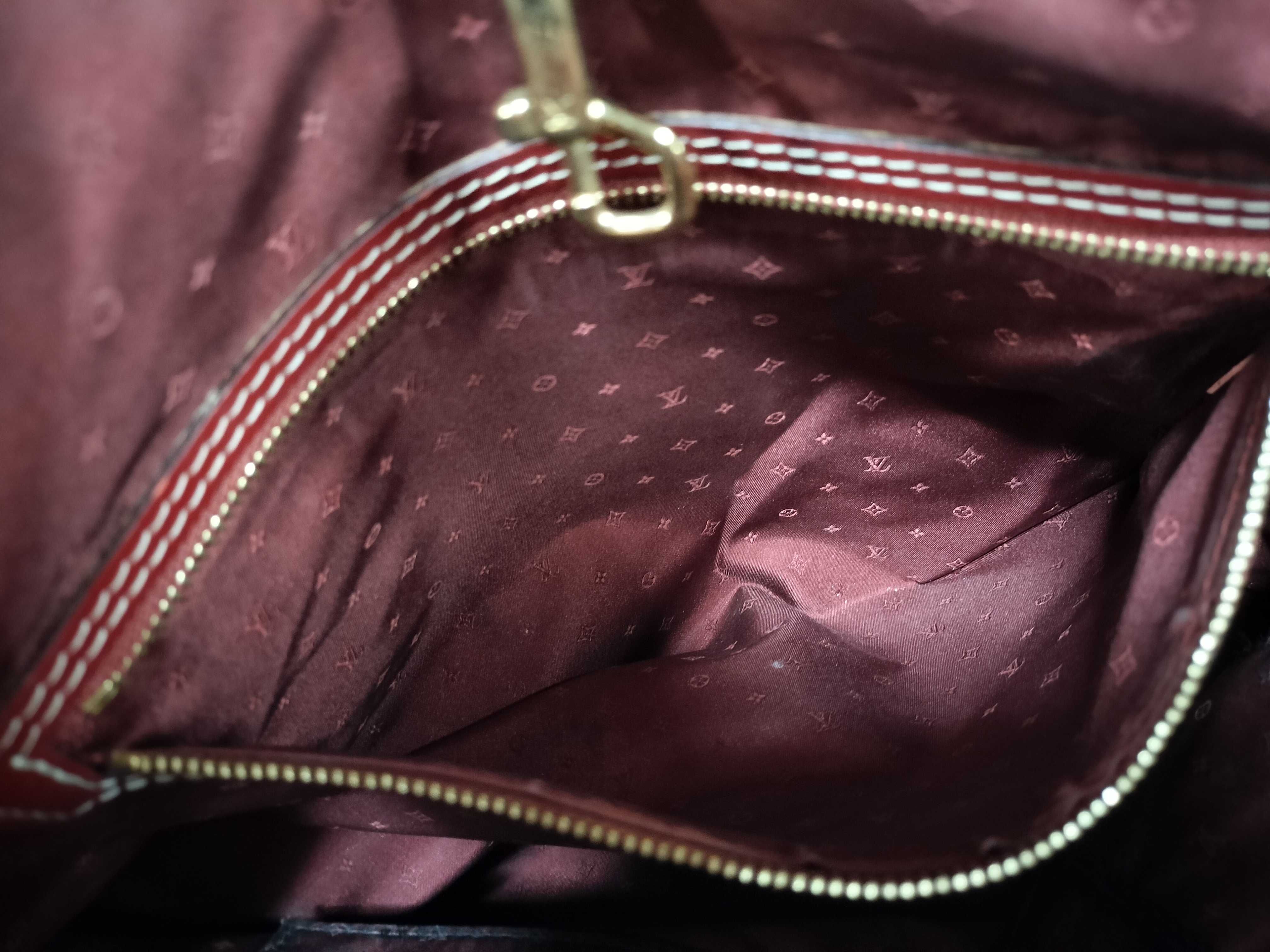 Red Suhali Leather Majesty Tote Bag — view 10