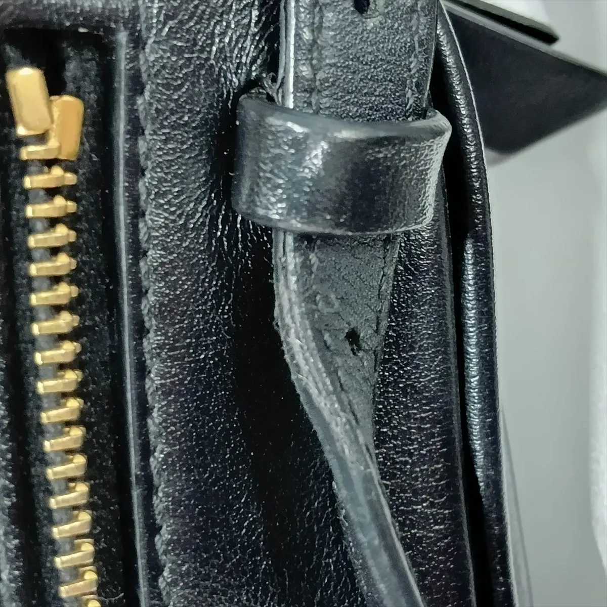 Leather Waist Pouch, Black, 534817 — view 14