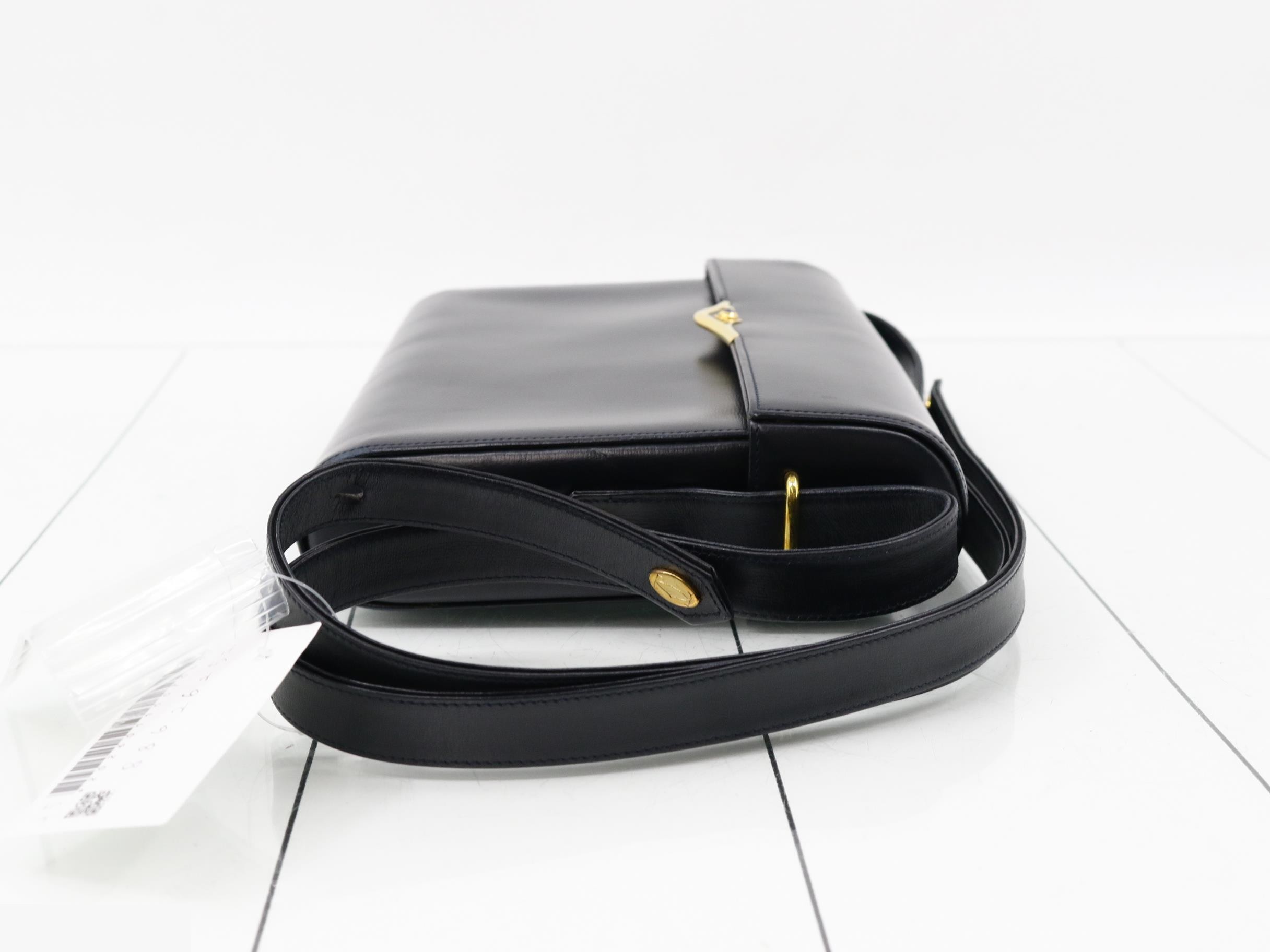 Sapphire Line Leather Shoulder Bag — view 3