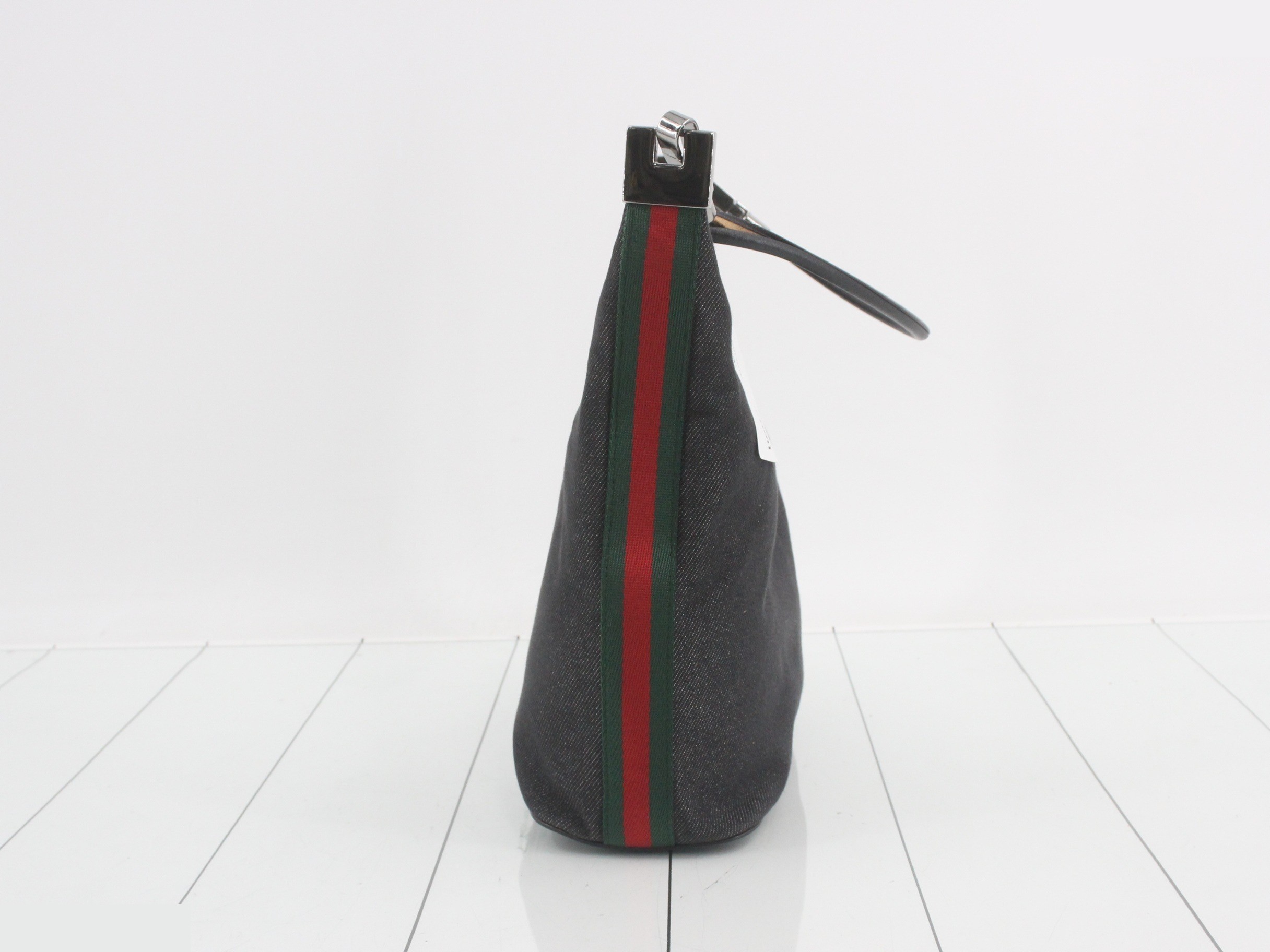 Canvas Sherry One-Shoulder Bag, Black — view 4