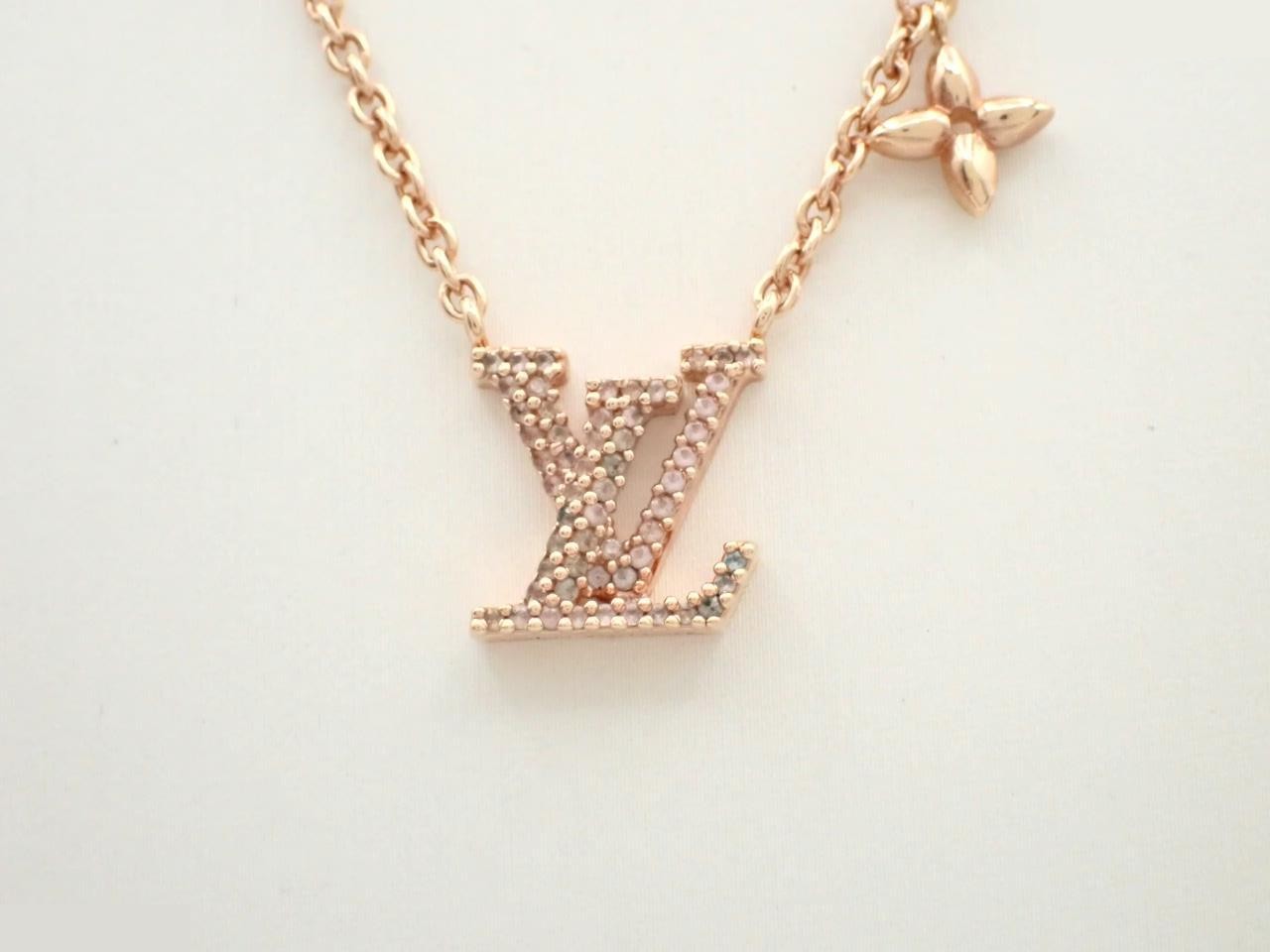 Necklace LV Iconic pink gold Chain approx. 45cm