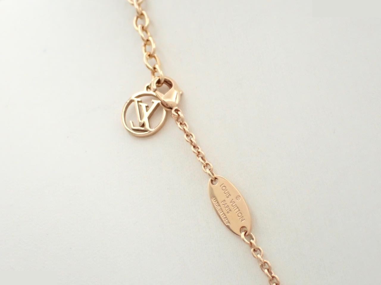Necklace LV Iconic pink gold Chain approx. 45cm — view 2