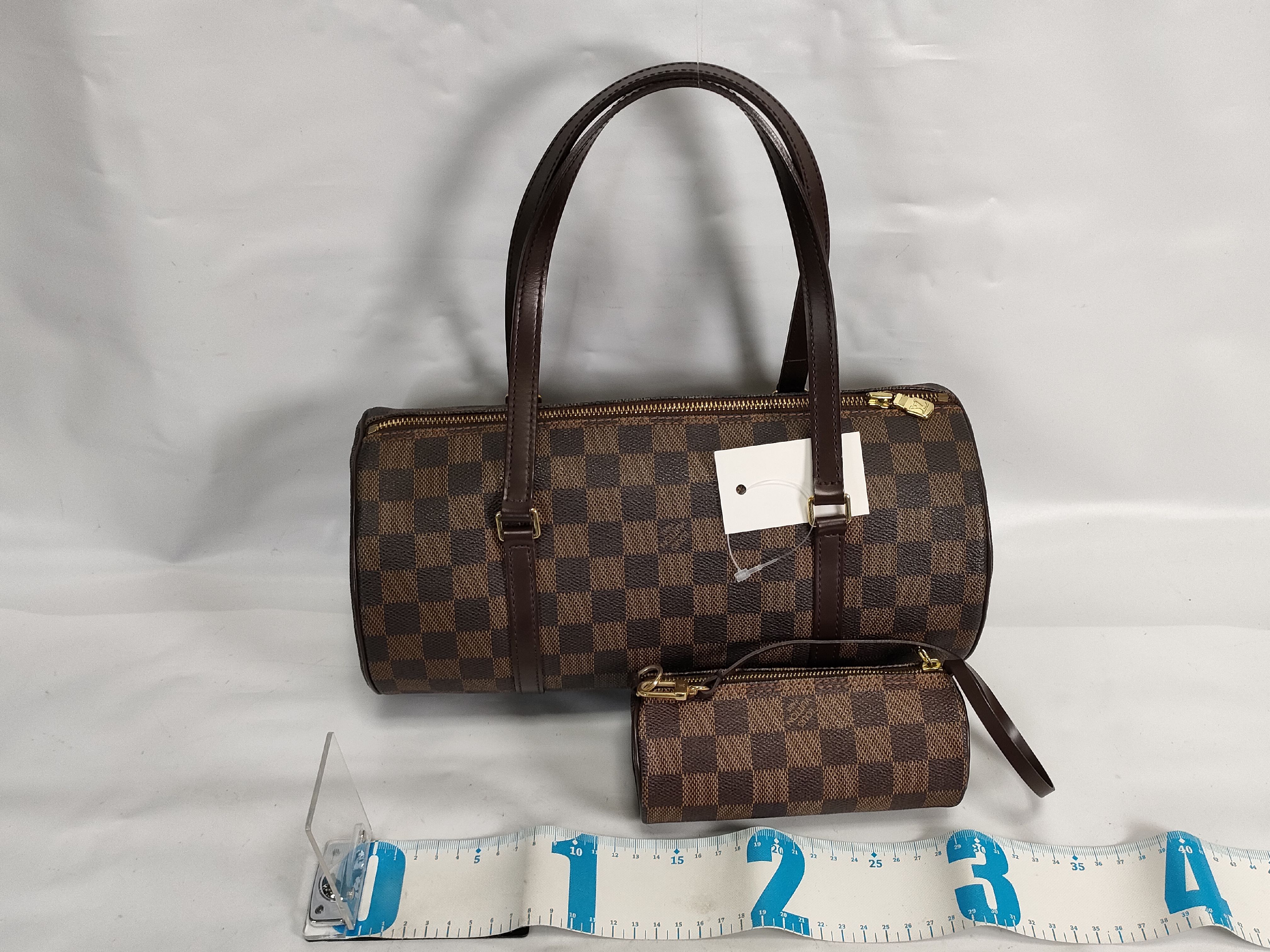 Damier Papillon Handbag with Pouch — view 2