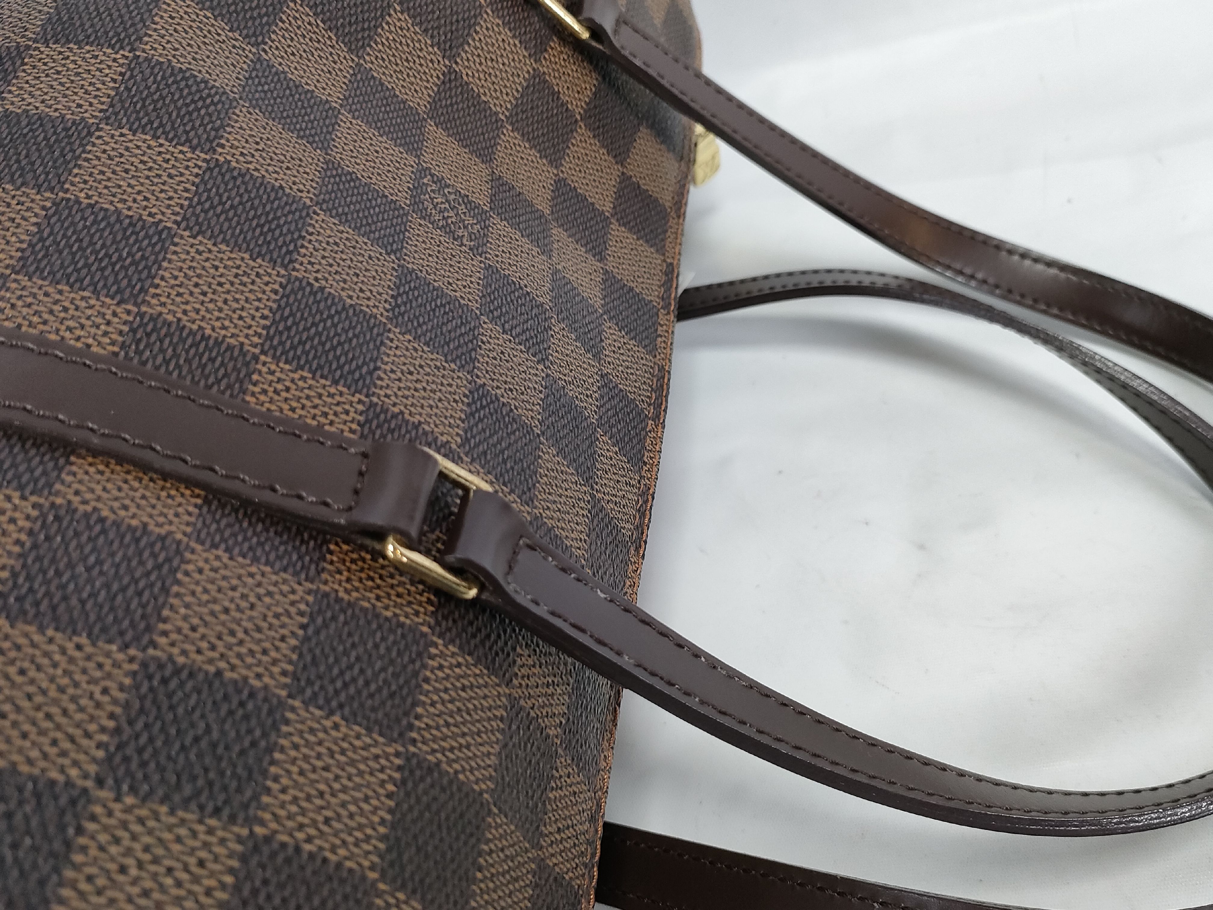 Damier Papillon Handbag with Pouch — view 5