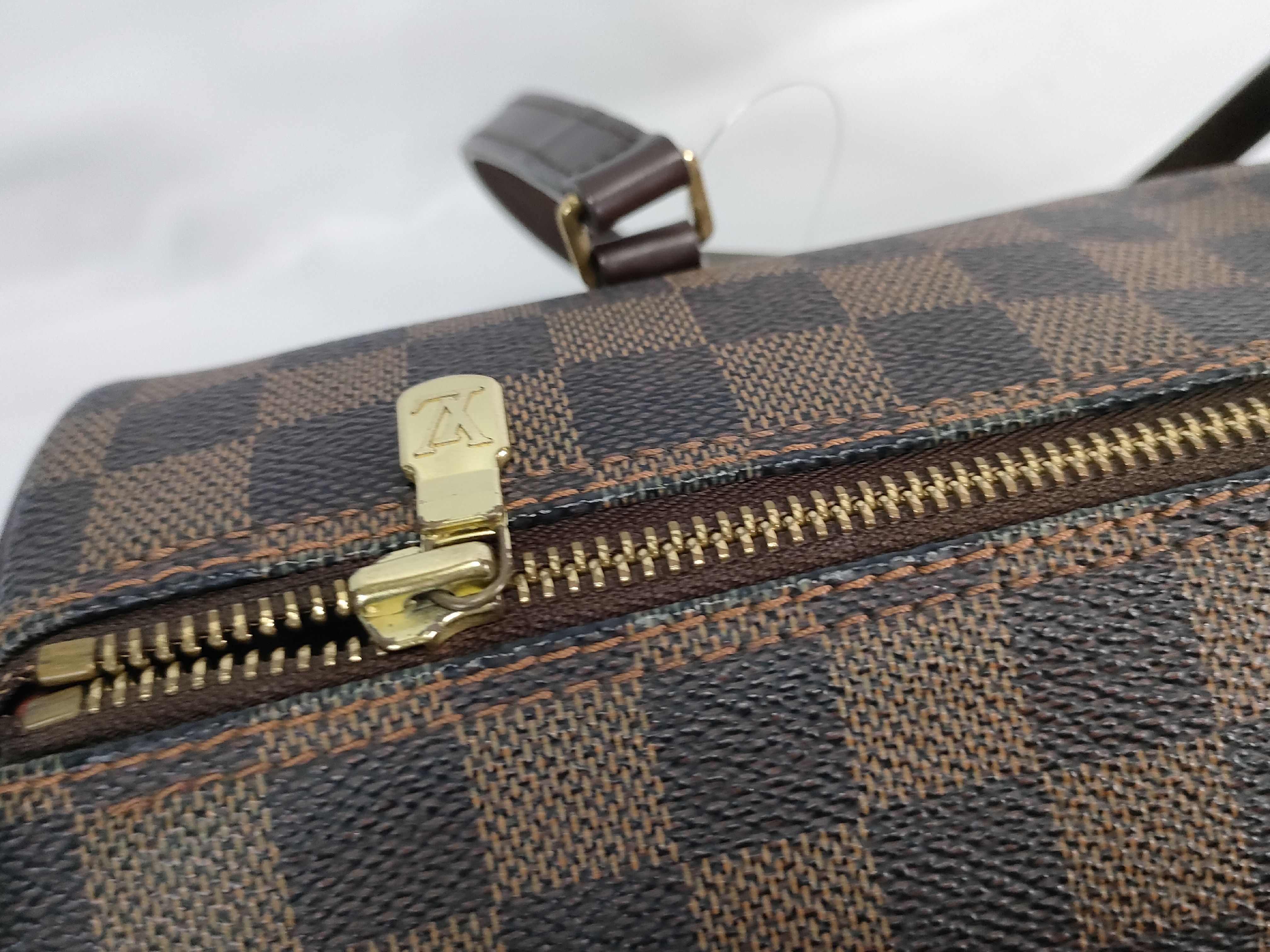 Damier Papillon Handbag with Pouch — view 9