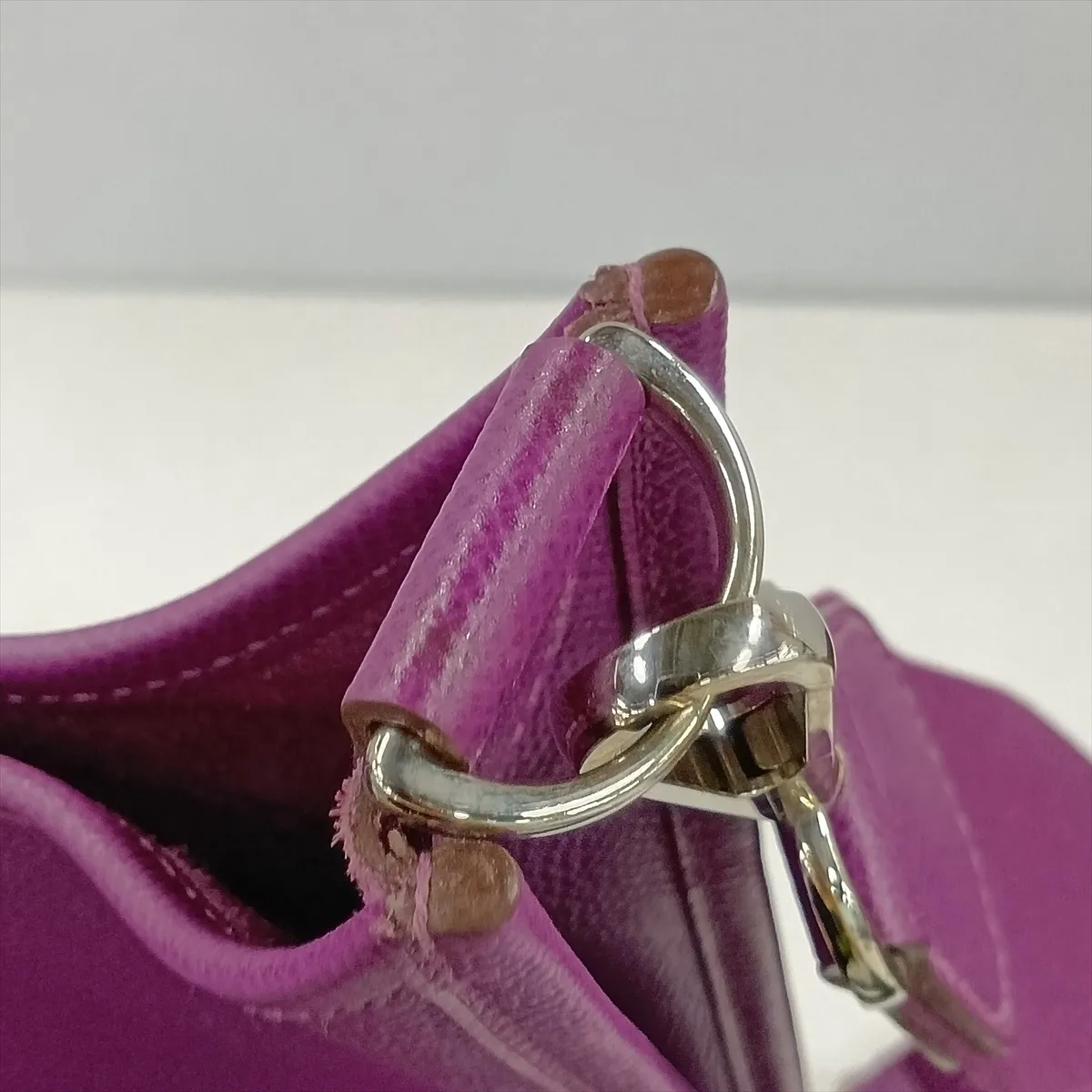 Hermès Evelyne 1 29 PM, Veau Epsom leather, Anemone color, Silver hardware, Year: 2015 — view 11