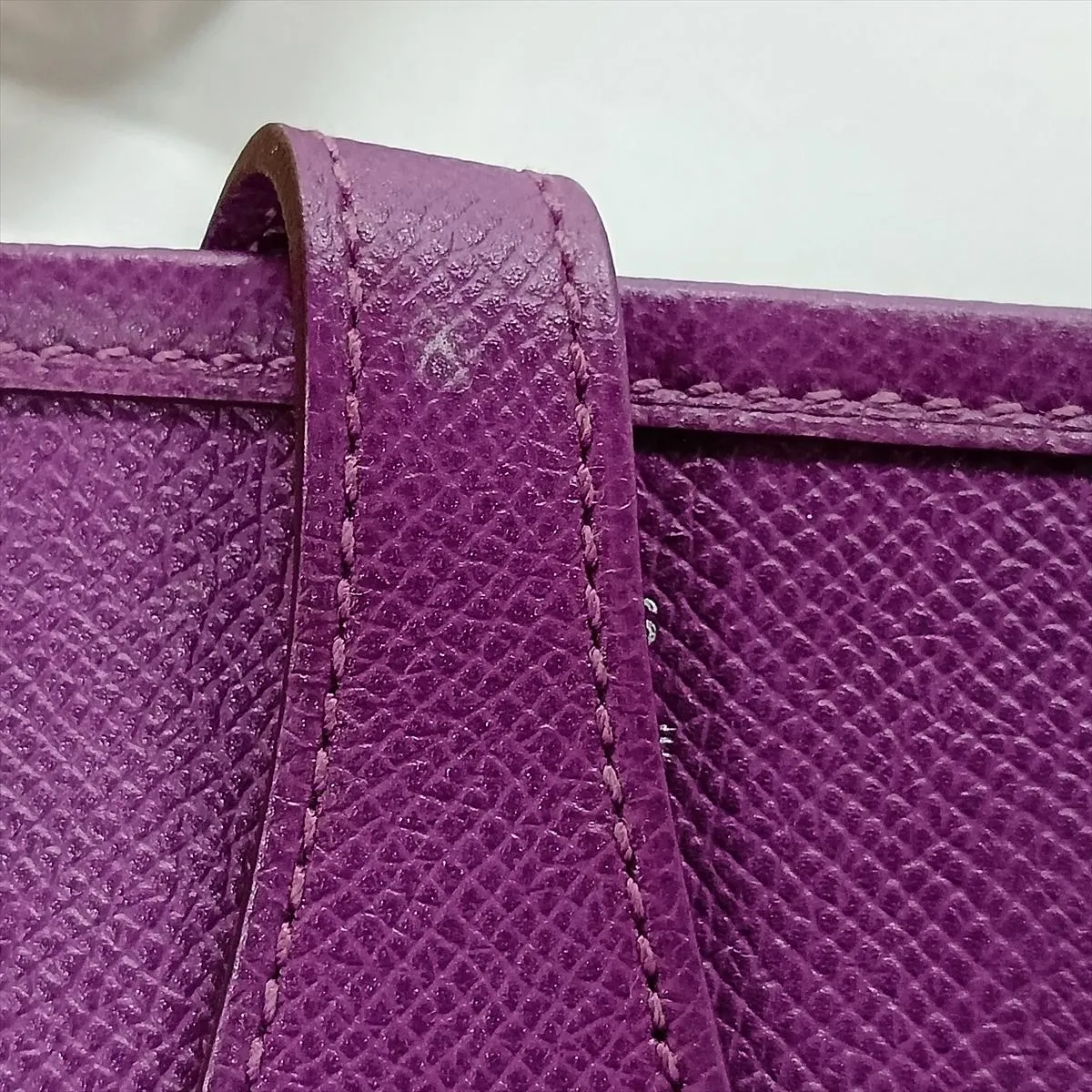 Hermès Evelyne 1 29 PM, Veau Epsom leather, Anemone color, Silver hardware, Year: 2015 — view 12