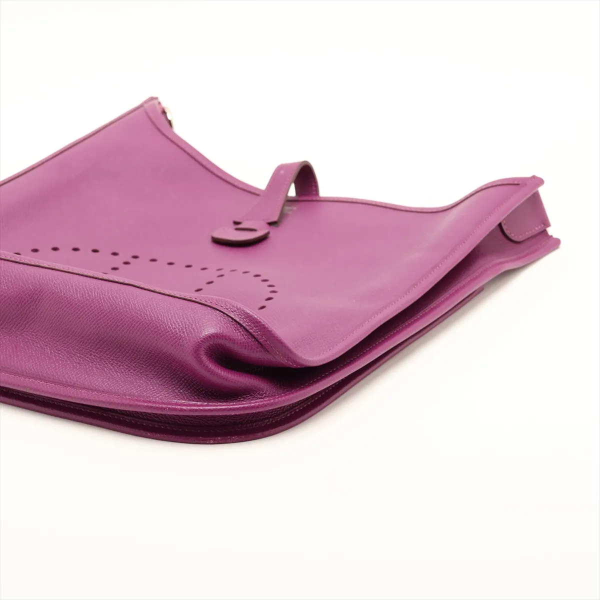 Hermès Evelyne 1 29 PM, Veau Epsom leather, Anemone color, Silver hardware, Year: 2015 — view 3