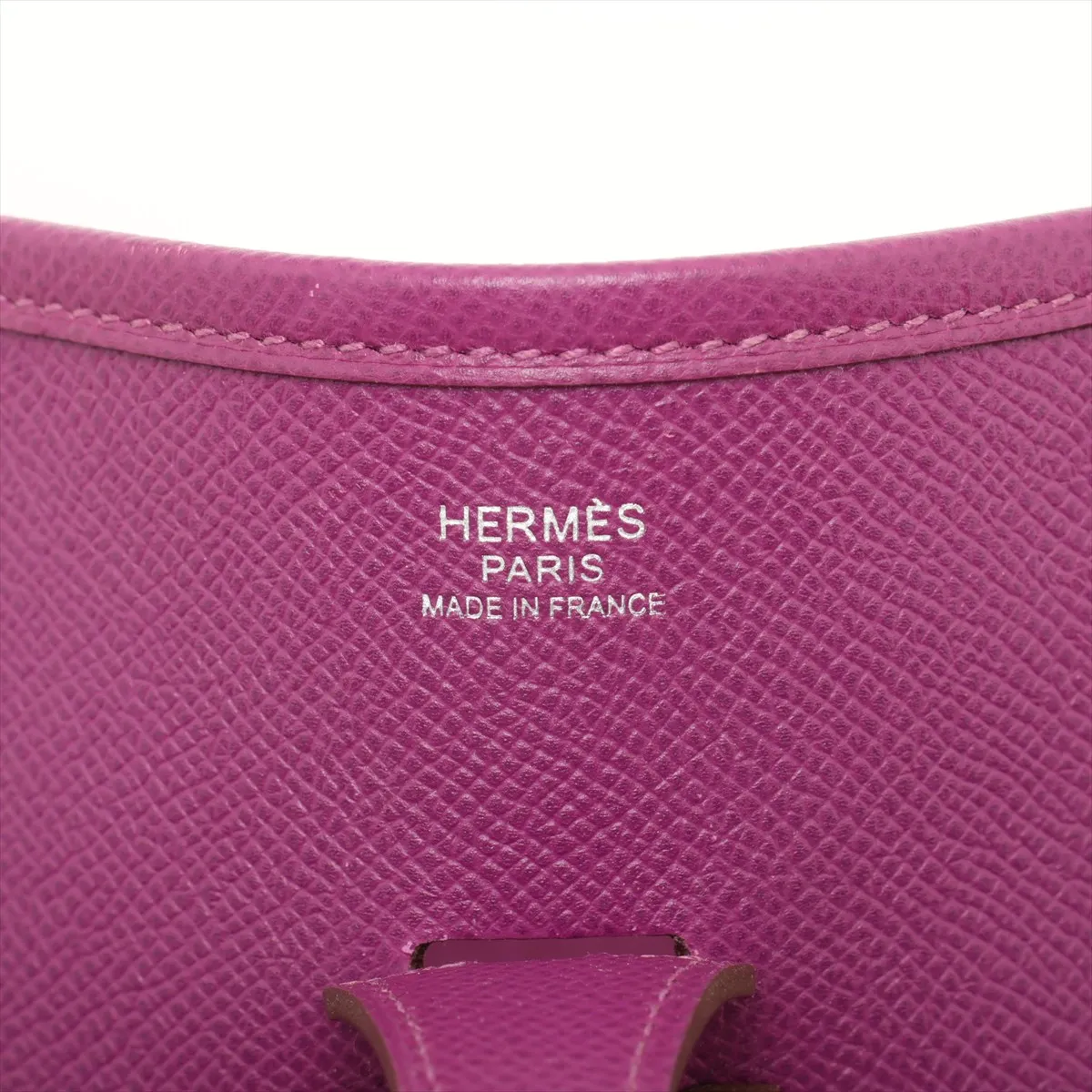 Hermès Evelyne 1 29 PM, Veau Epsom leather, Anemone color, Silver hardware, Year: 2015 — view 8