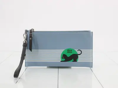 Other lines: Bags & Pouches - Madras Cat - Light Blue