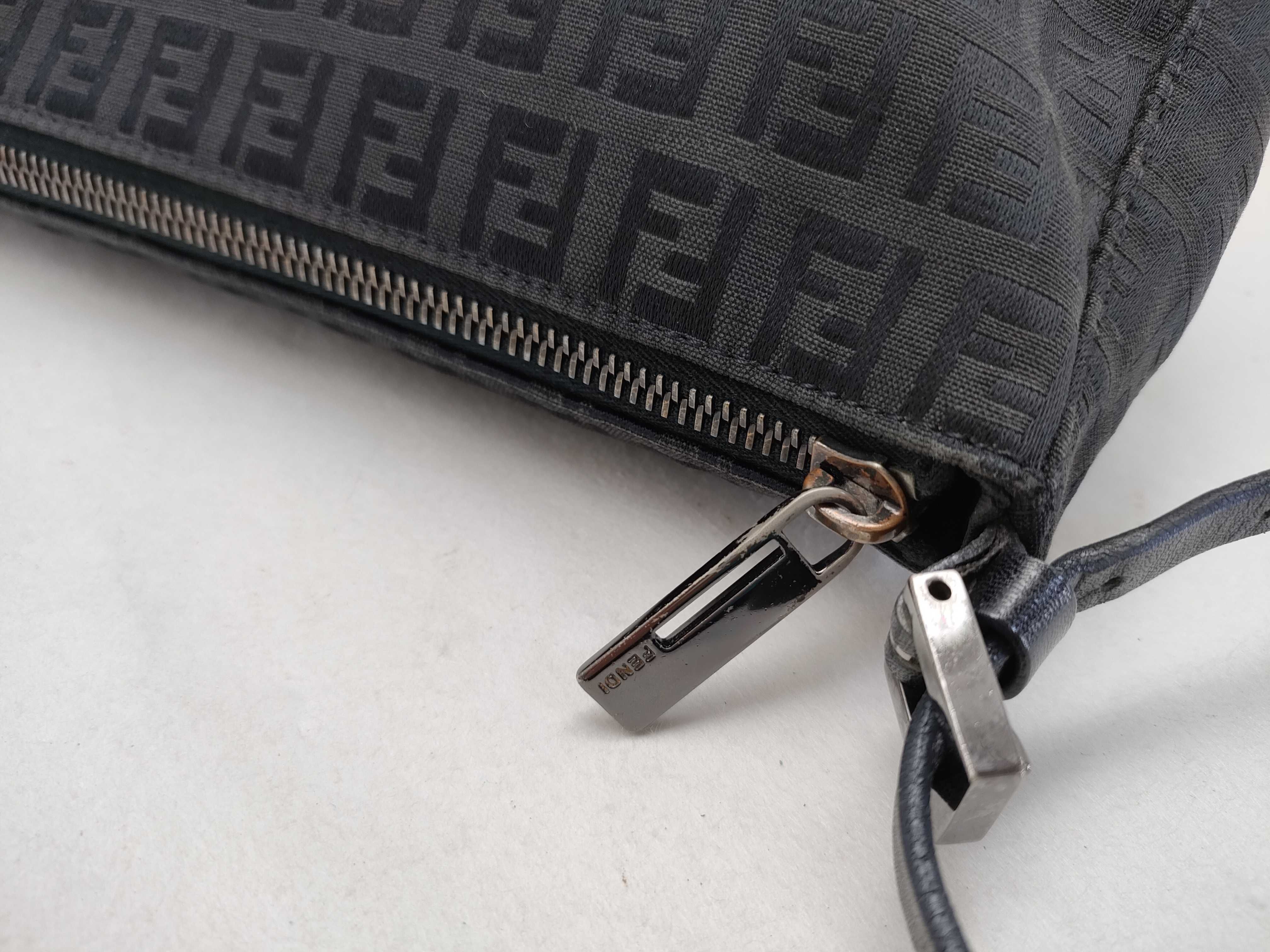 Zucchino Jacquard Black One-Shoulder Bag Accessory Pouch Shoulder Bag — view 7