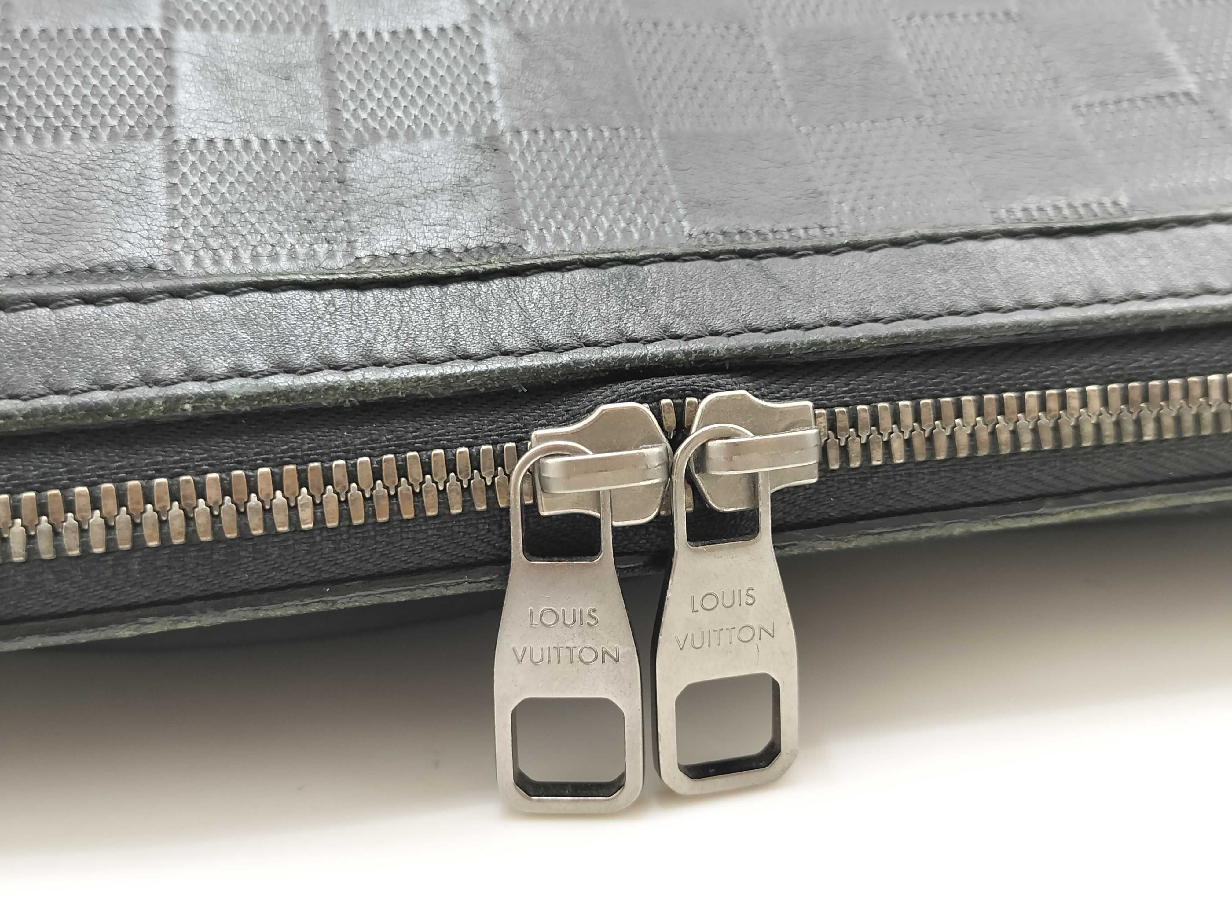 Damier Infini N41201 Amphicalypso MM Shoulder Bag — view 9