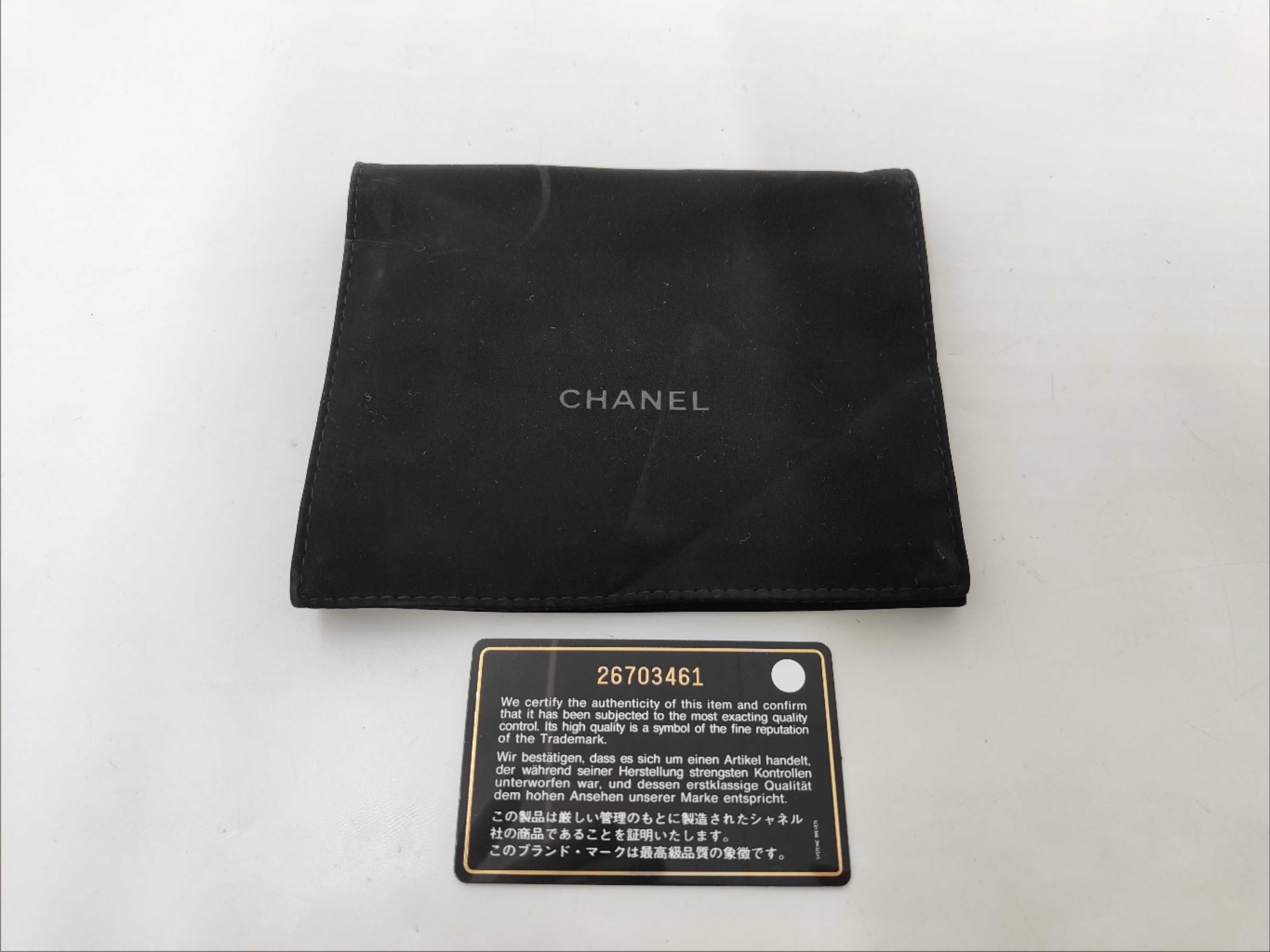 Boy Chanel Lambskin Compact Wallet, Navy with Gold Hardware, 26703461 (Wallet) — view 14