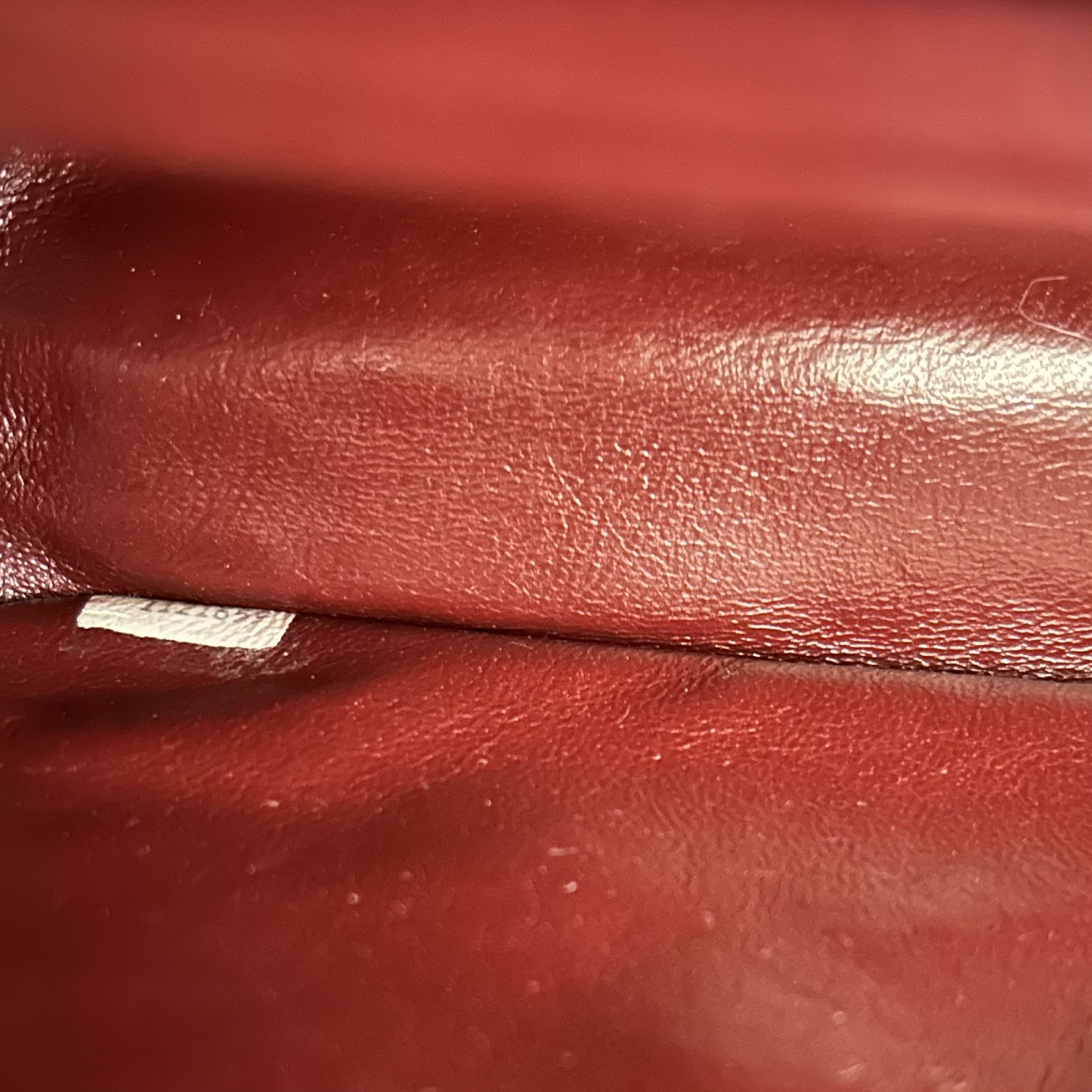 Matelassé Lambskin Chain Shoulder Bag, Seal #1 — view 12
