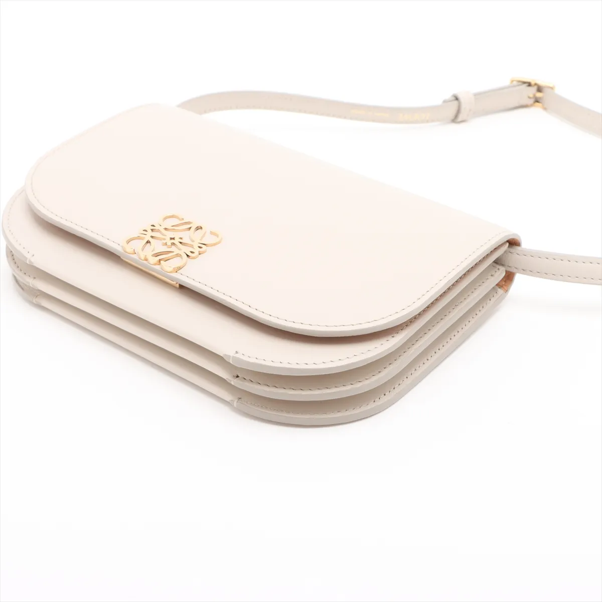 Goya Bag Small Leather Shoulder Bag Beige — view 3