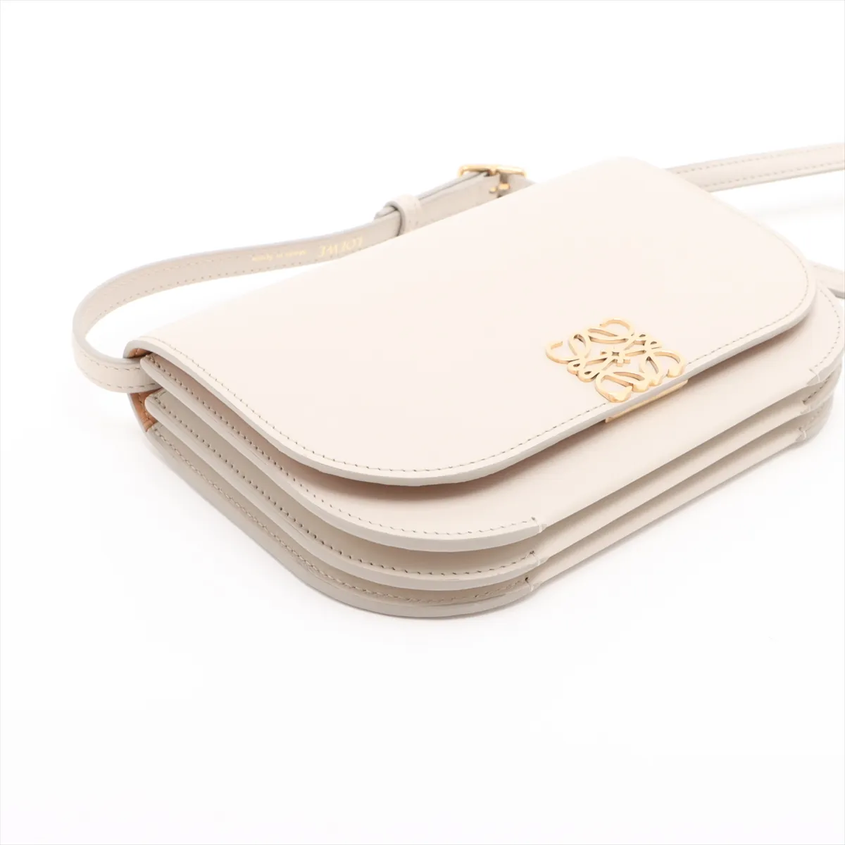 Goya Bag Small Leather Shoulder Bag Beige — view 4