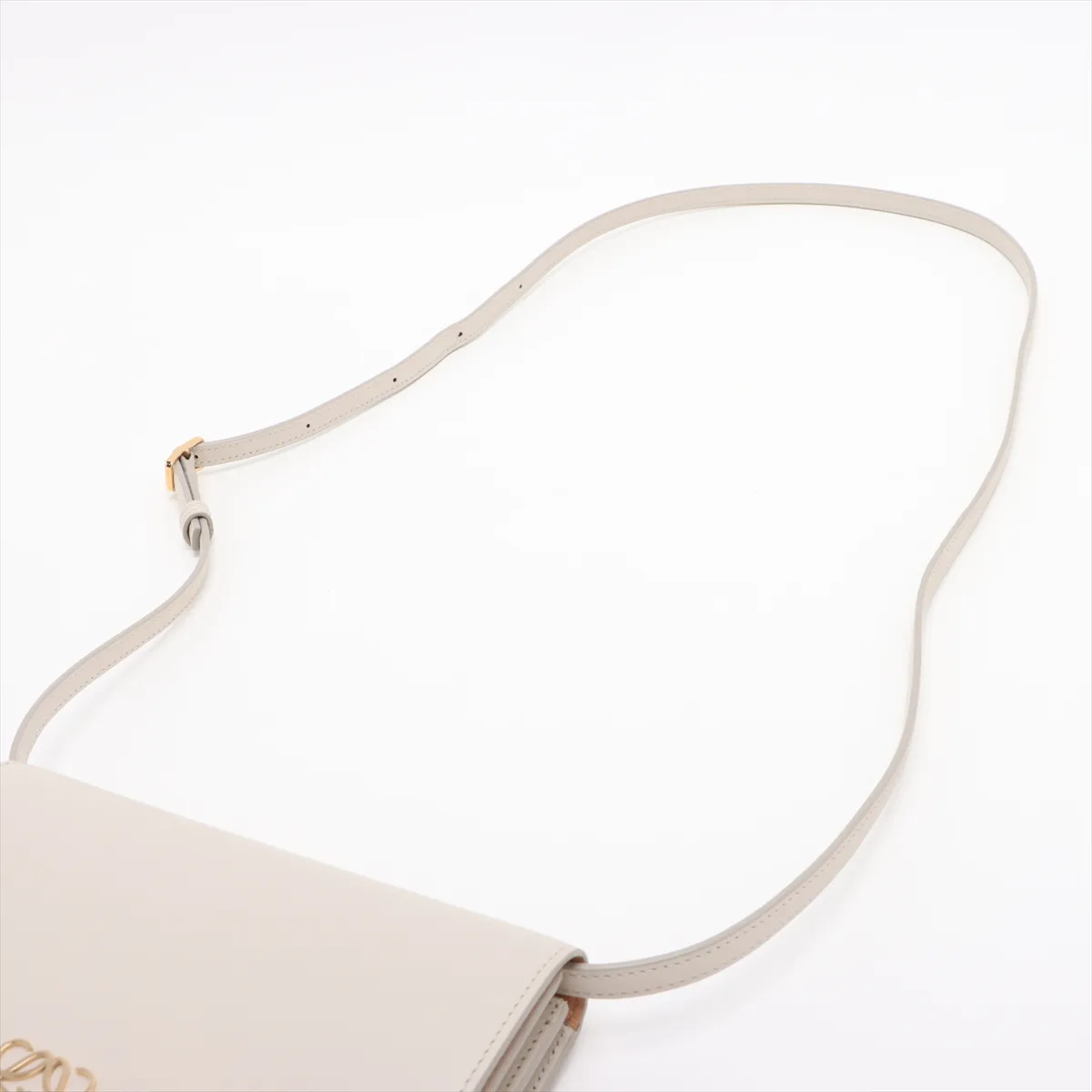 Goya Bag Small Leather Shoulder Bag Beige — view 5