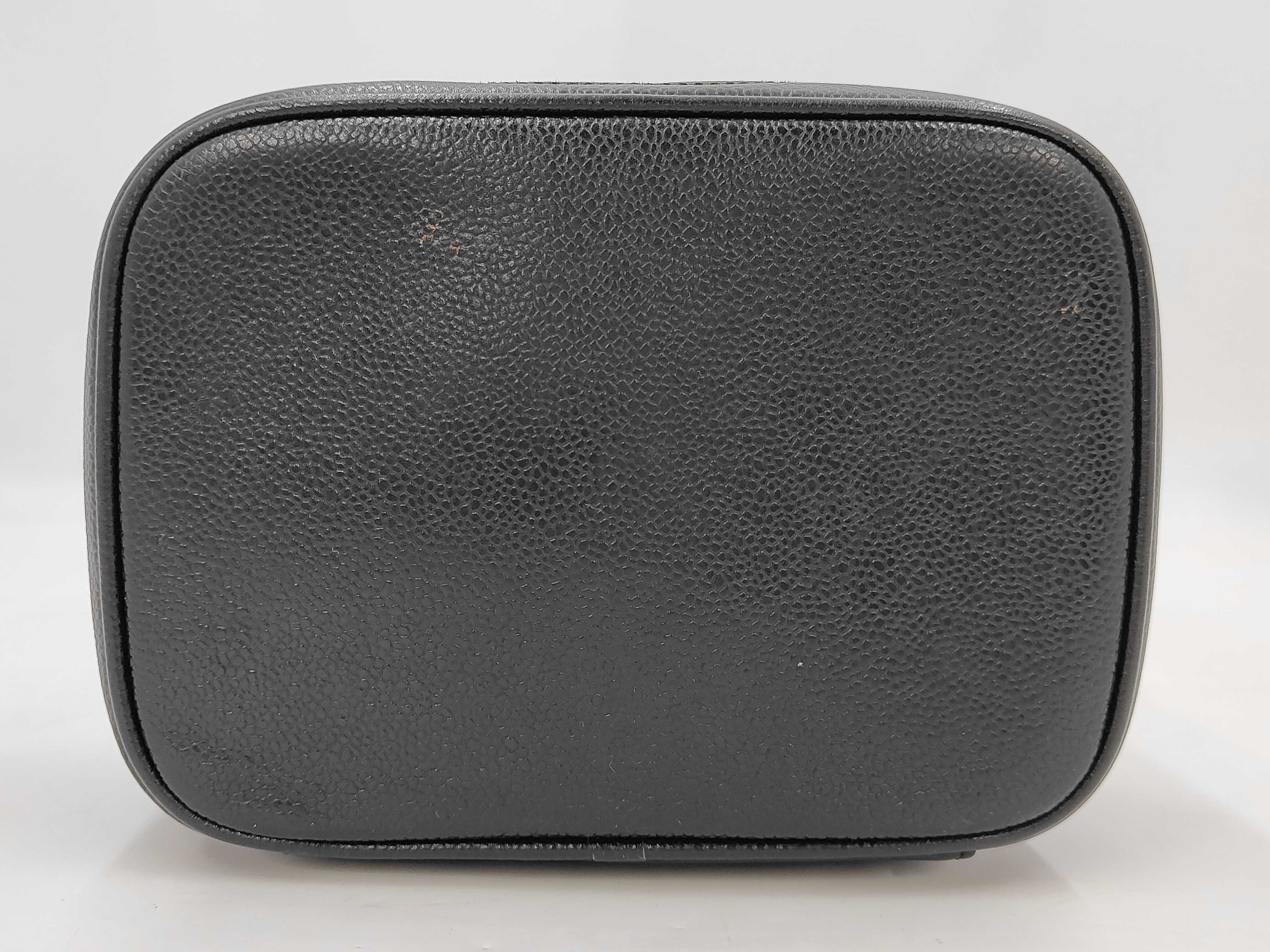 Caviar Skin Coco Mark Vanity Handbag Vanity Bag — view 3