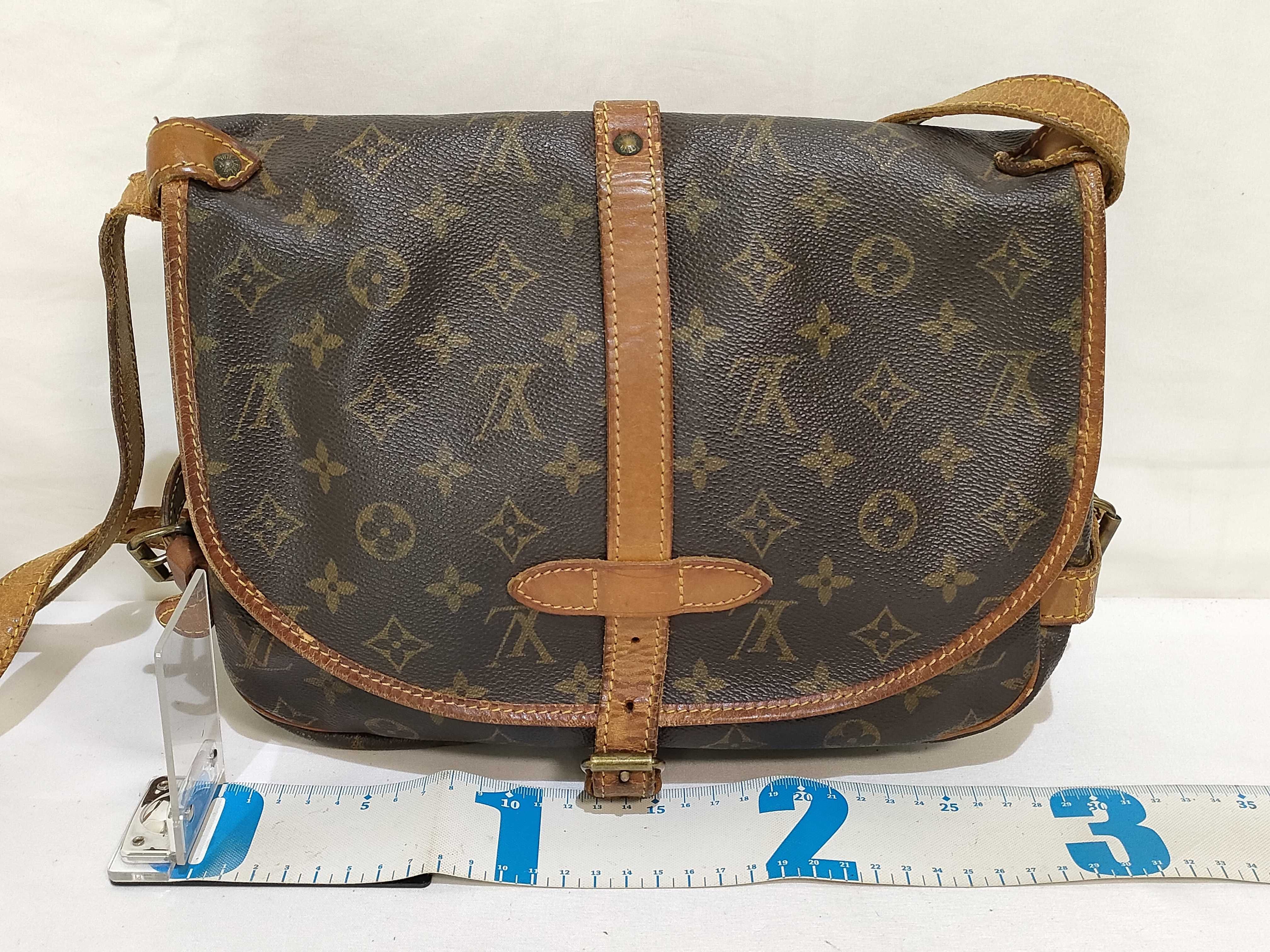 Monogram LV Saumur Shoulder Bag — view 2