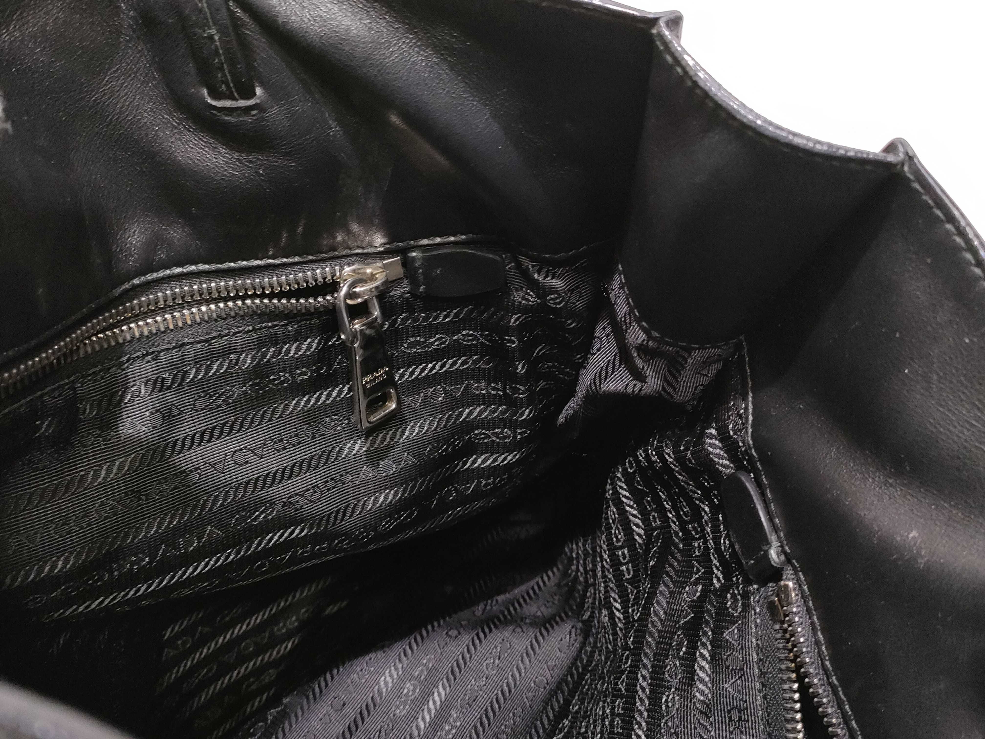 KR- Leather Tote Bag Black 1BG429 Tote Bag — view 11