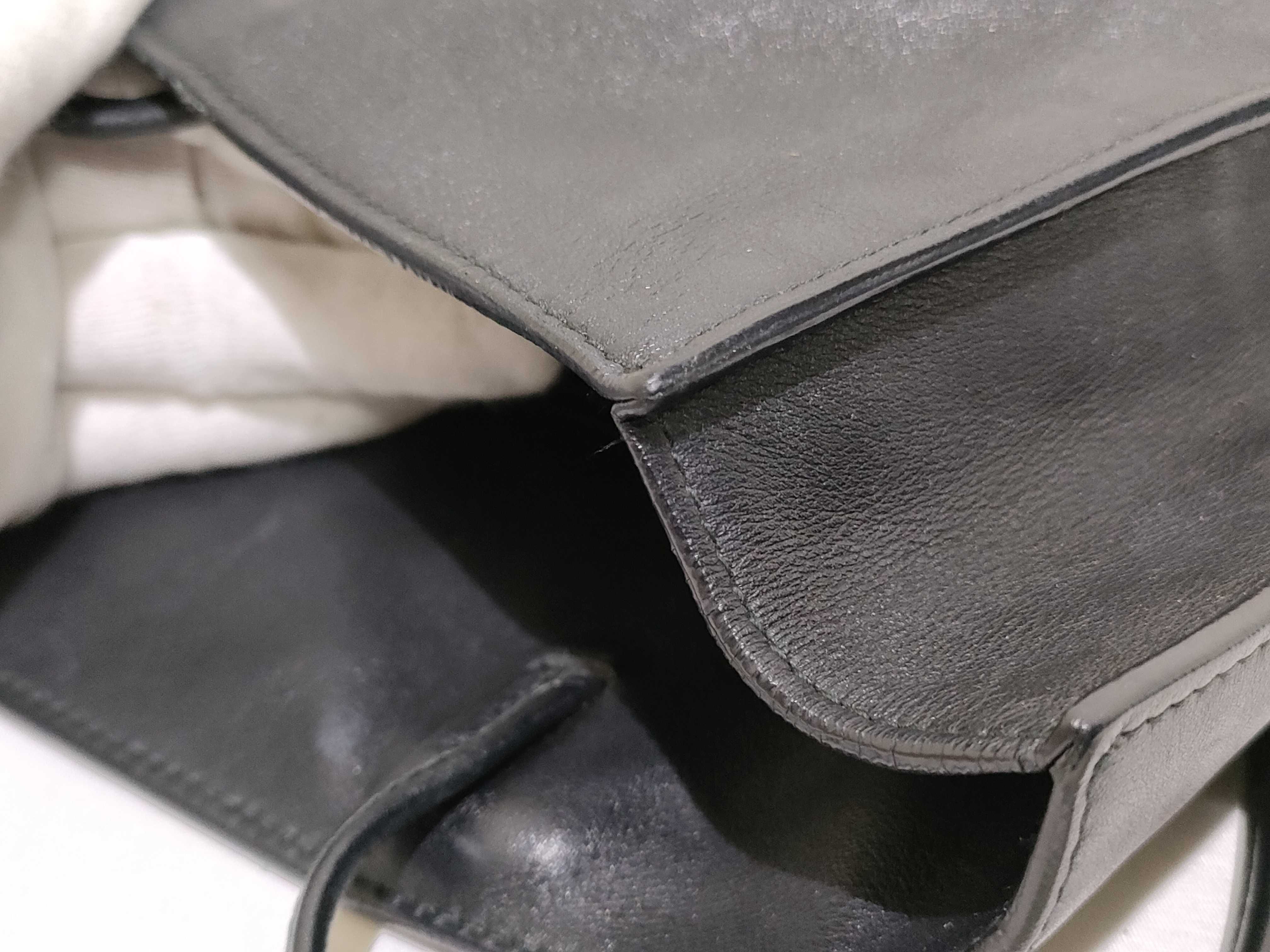 KR- Leather Tote Bag Black 1BG429 Tote Bag — view 12