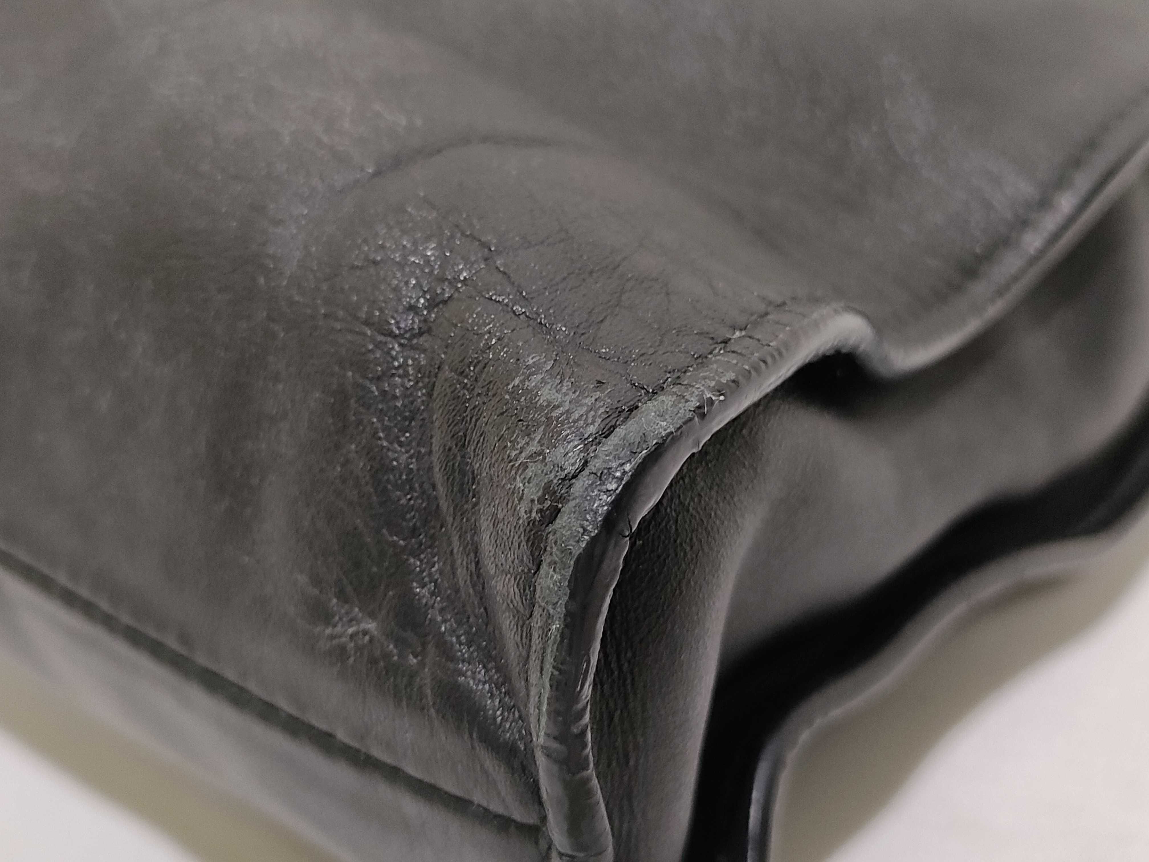 KR- Leather Tote Bag Black 1BG429 Tote Bag — view 6