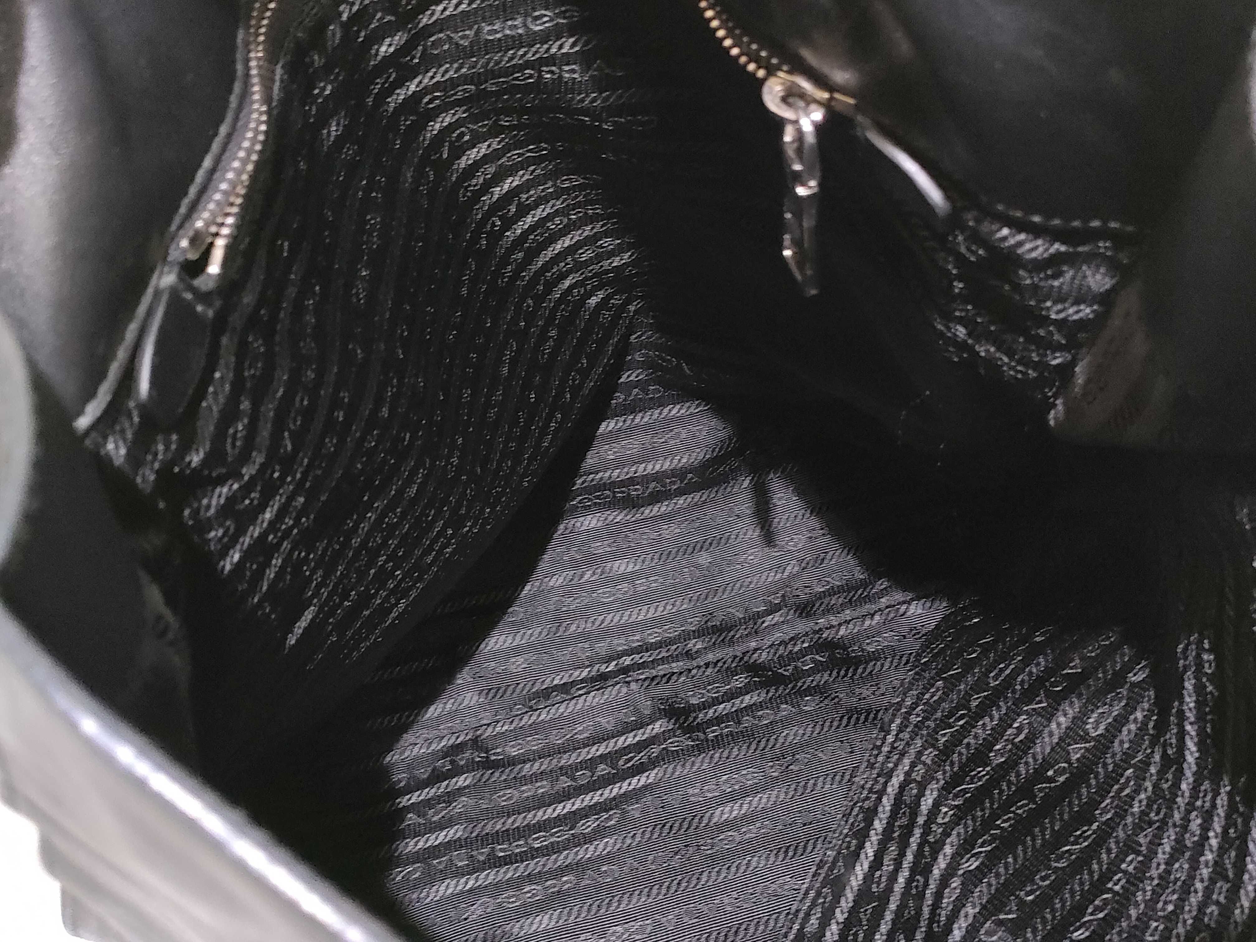 KR- Leather Tote Bag Black 1BG429 Tote Bag — view 8