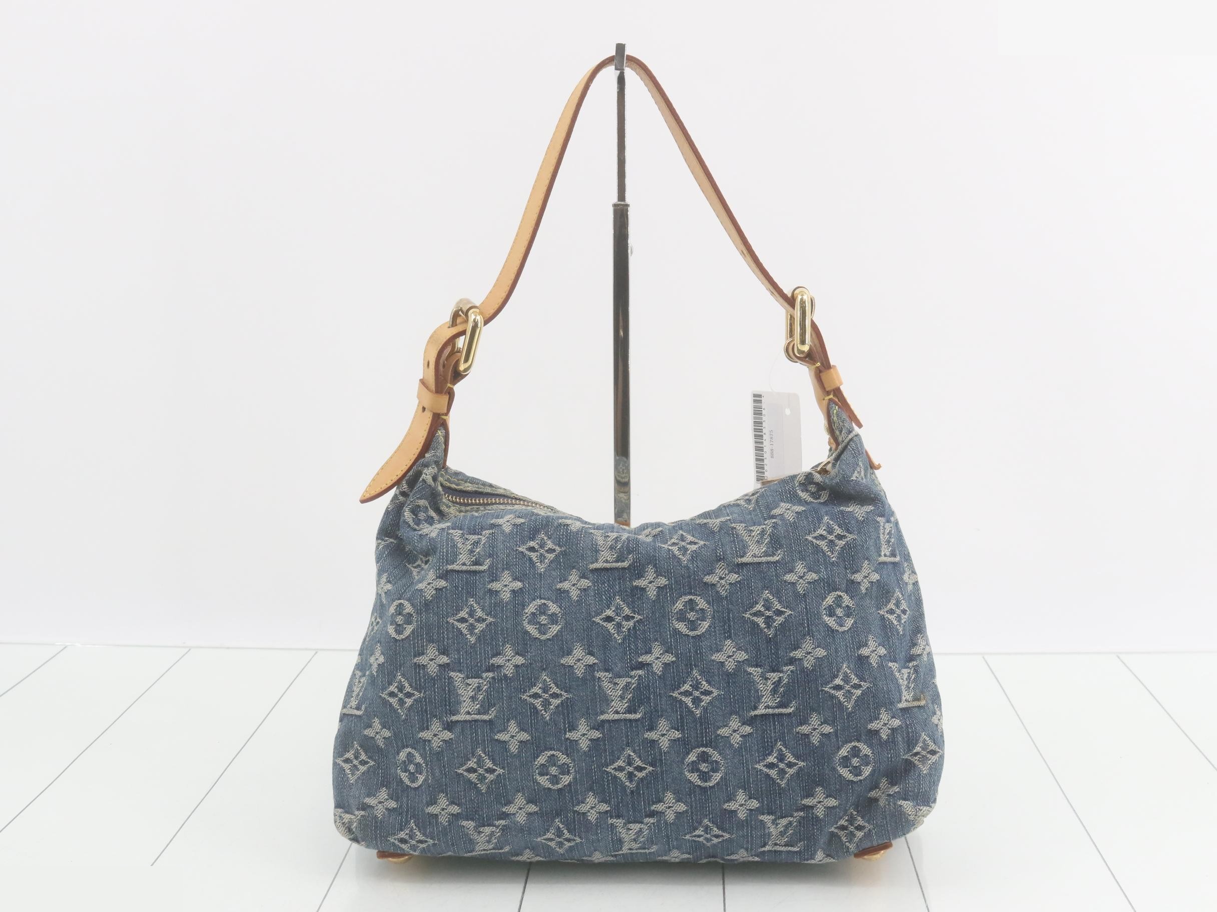 Baggy Denim Monogram Handbag — view 2
